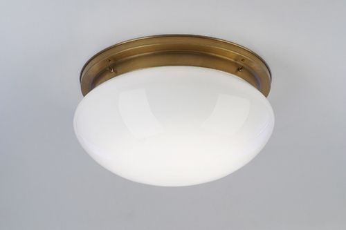Deckenleuchte blendarm Berliner Messing Glas Ø41 cm E27