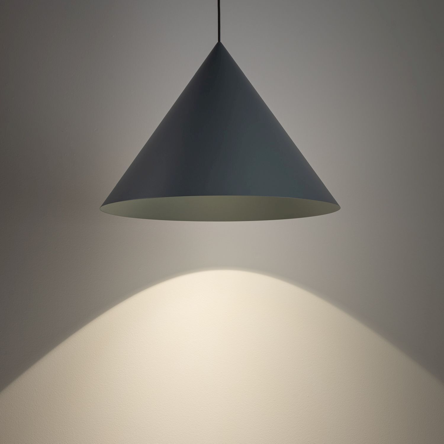 Stylische Hängeleuchte Metall Umbra Blau GU10 Ø50 cm