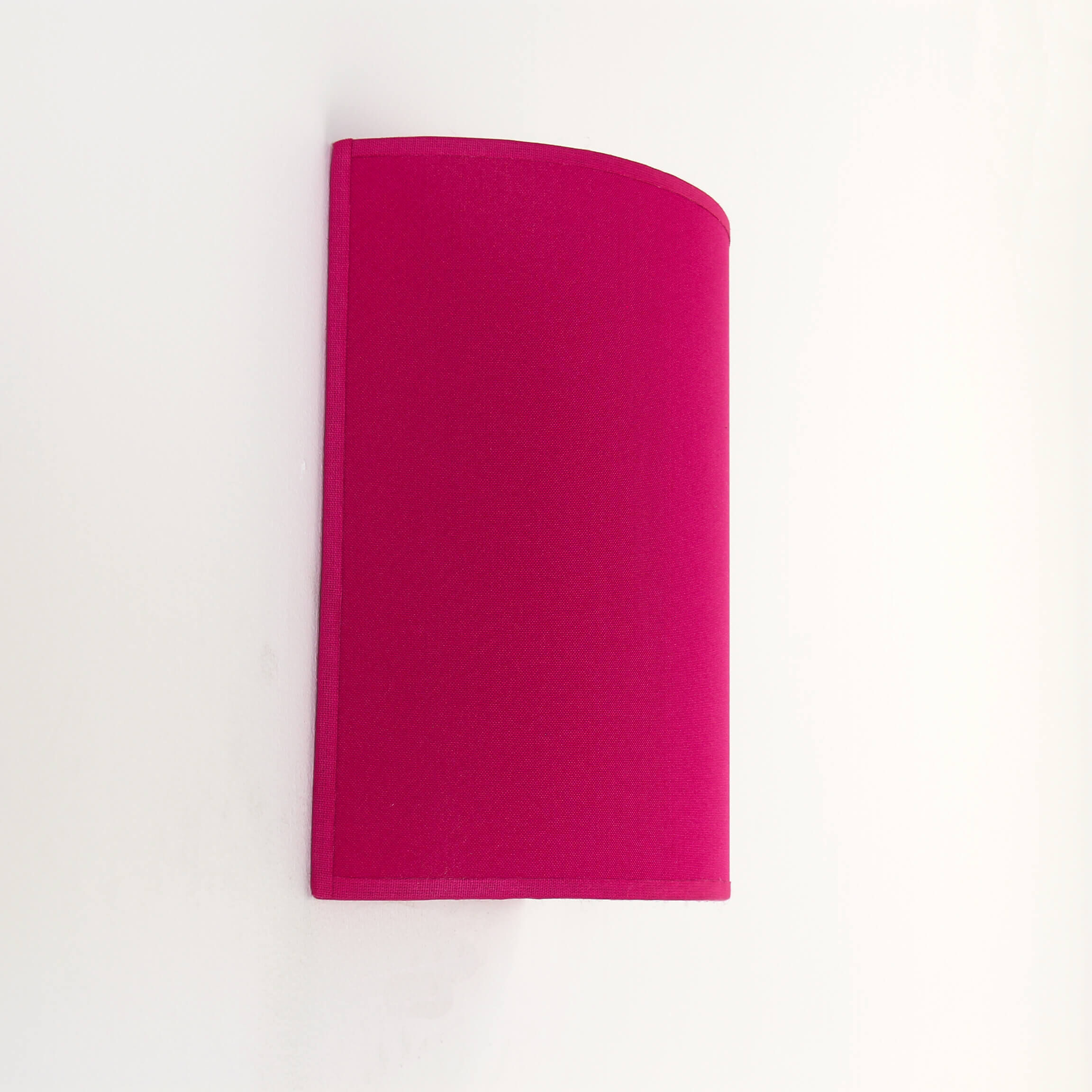 Loft Wandleuchte Stoff Schirm Pink halbrund E27 ALICE Loft Wandleuchte Stoff Schirm Pink halbrund E27 ALICE