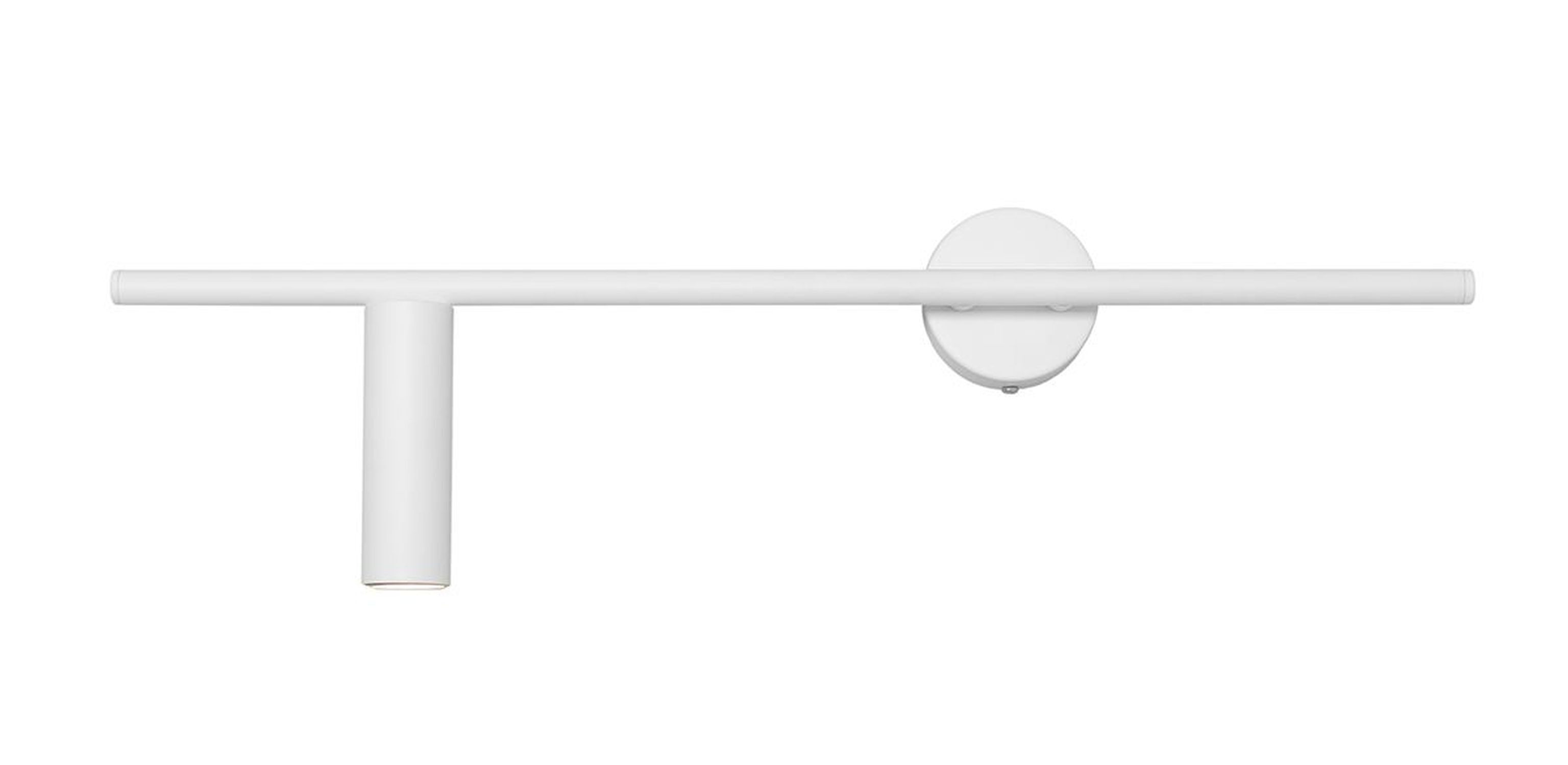 Weiße Wandleuchte Zylinder GU10 H:17 cm GU10 aus Metall