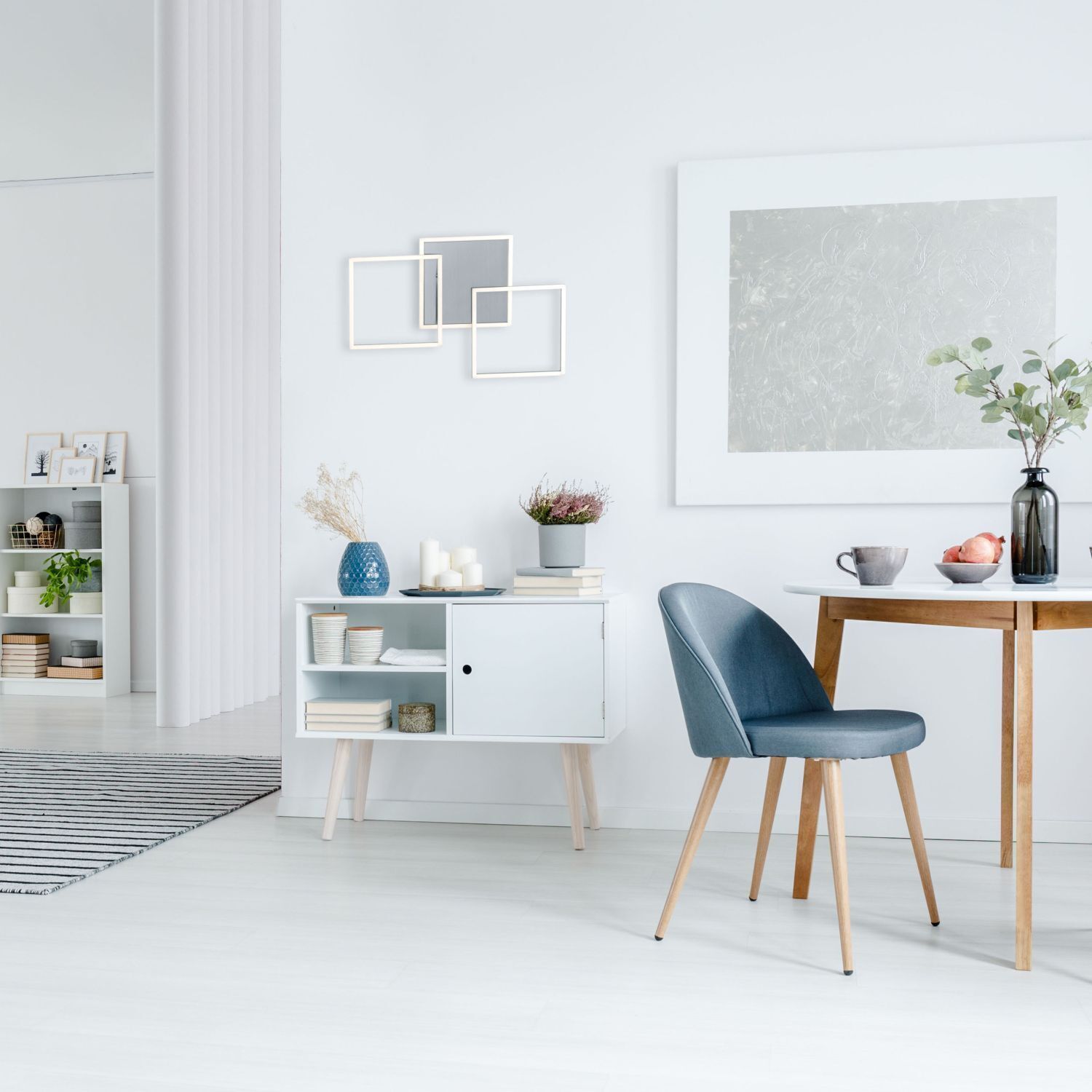 Verstellbare LED Deckenlampe in Stahl L:75 cm 3000 K Innenarchitektur, Mobiliar, Tabelle, Dekoration für Zuhause, Esstisch