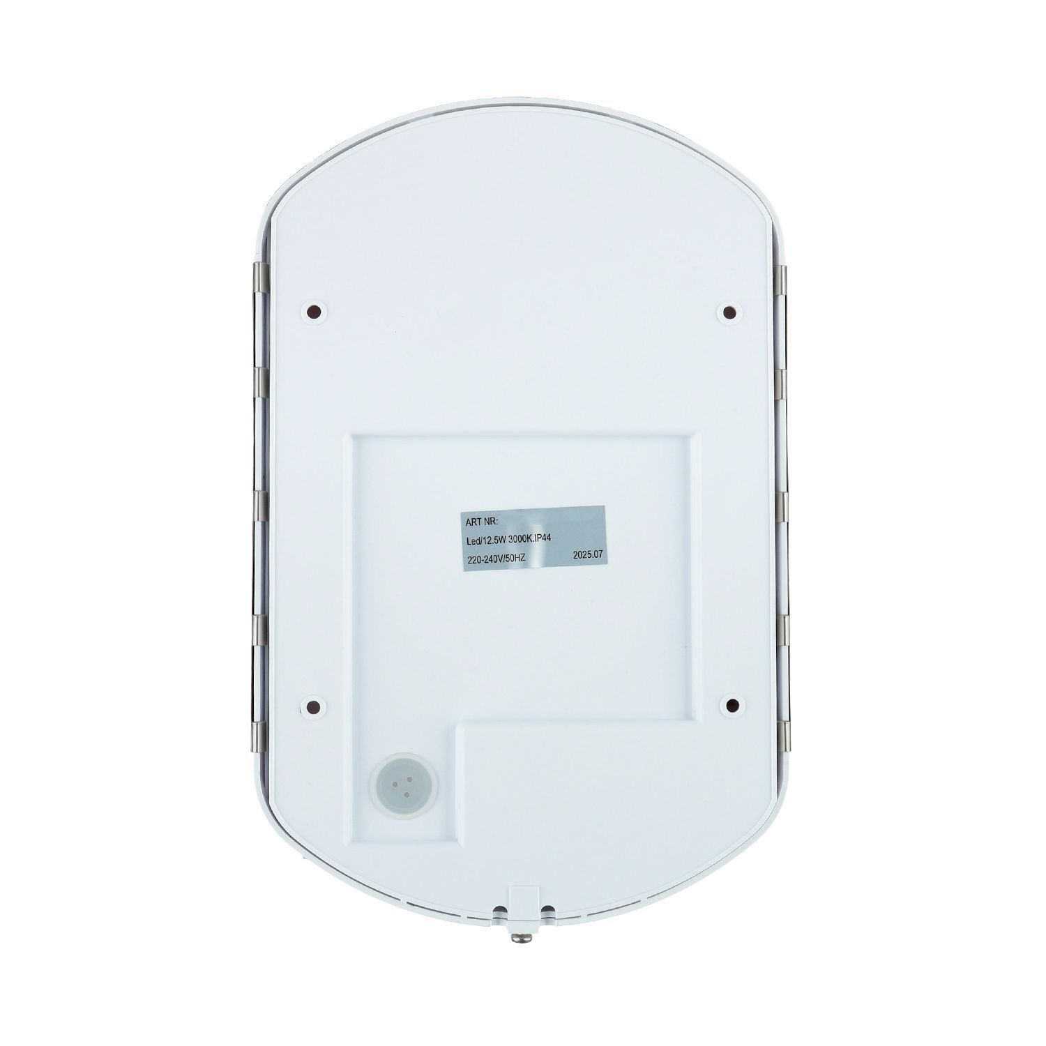 LED panel, Lichtquelle, ovale Form, Metallrahmen, weiße Farbe