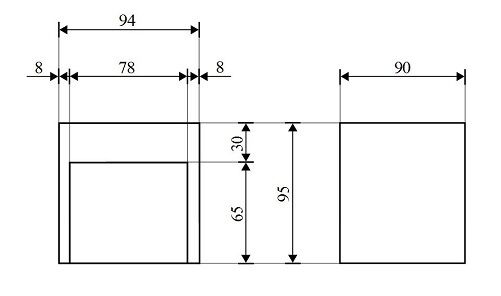 LED Außenleuchte Wand klein B: 9 cm IP44 Haus Eingang LED Außenleuchte Wand klein B: 9 cm IP44 Haus Eingang