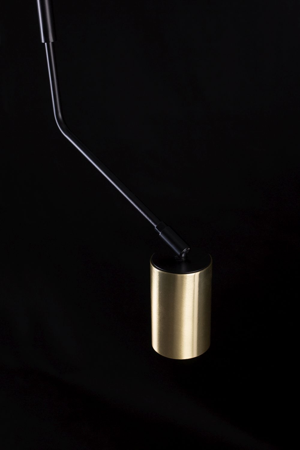 Deckenspot Schwarz Gold 4x GU10 Modern verstellbar
