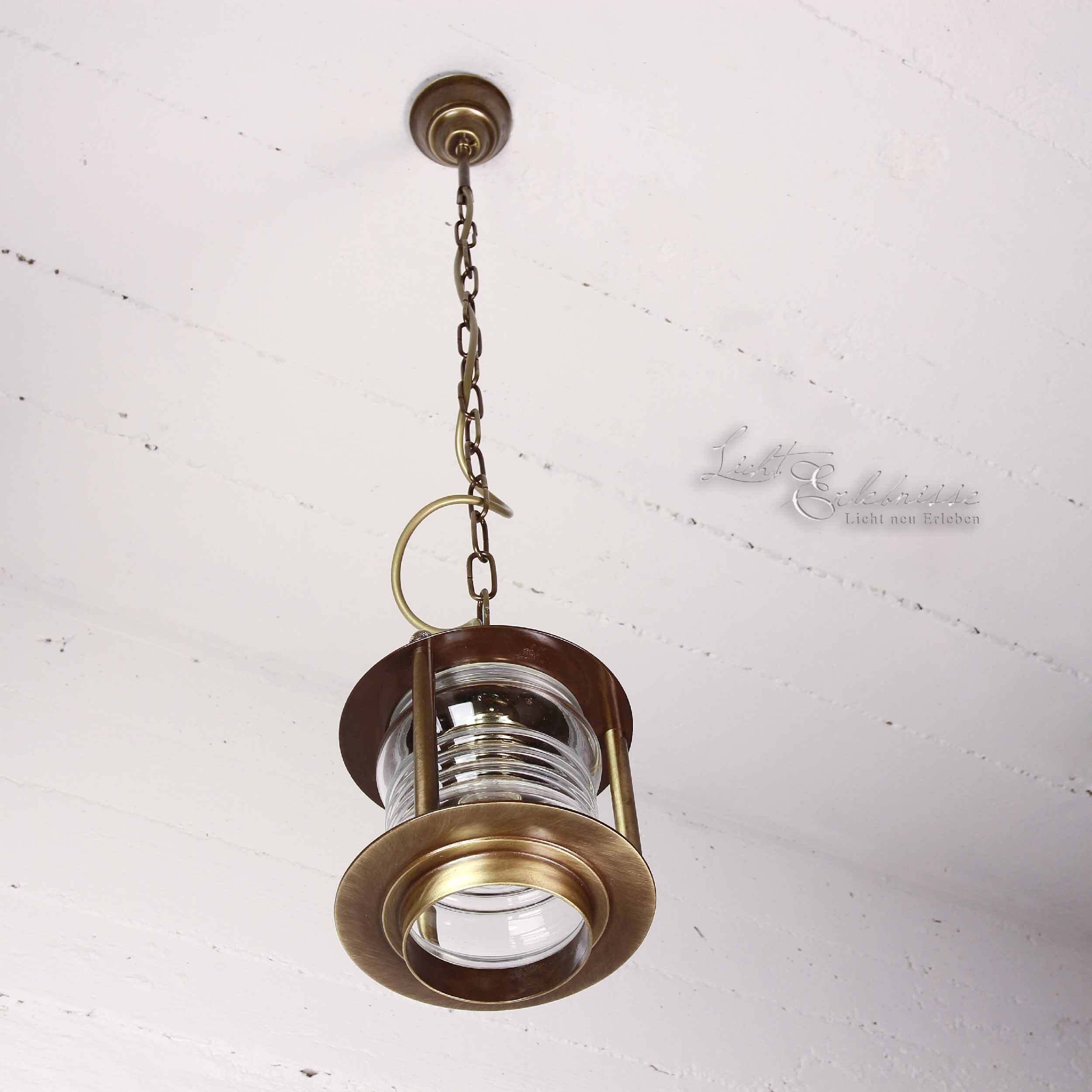 Außenlampe Hängend MYKO aus Messing rostfrei