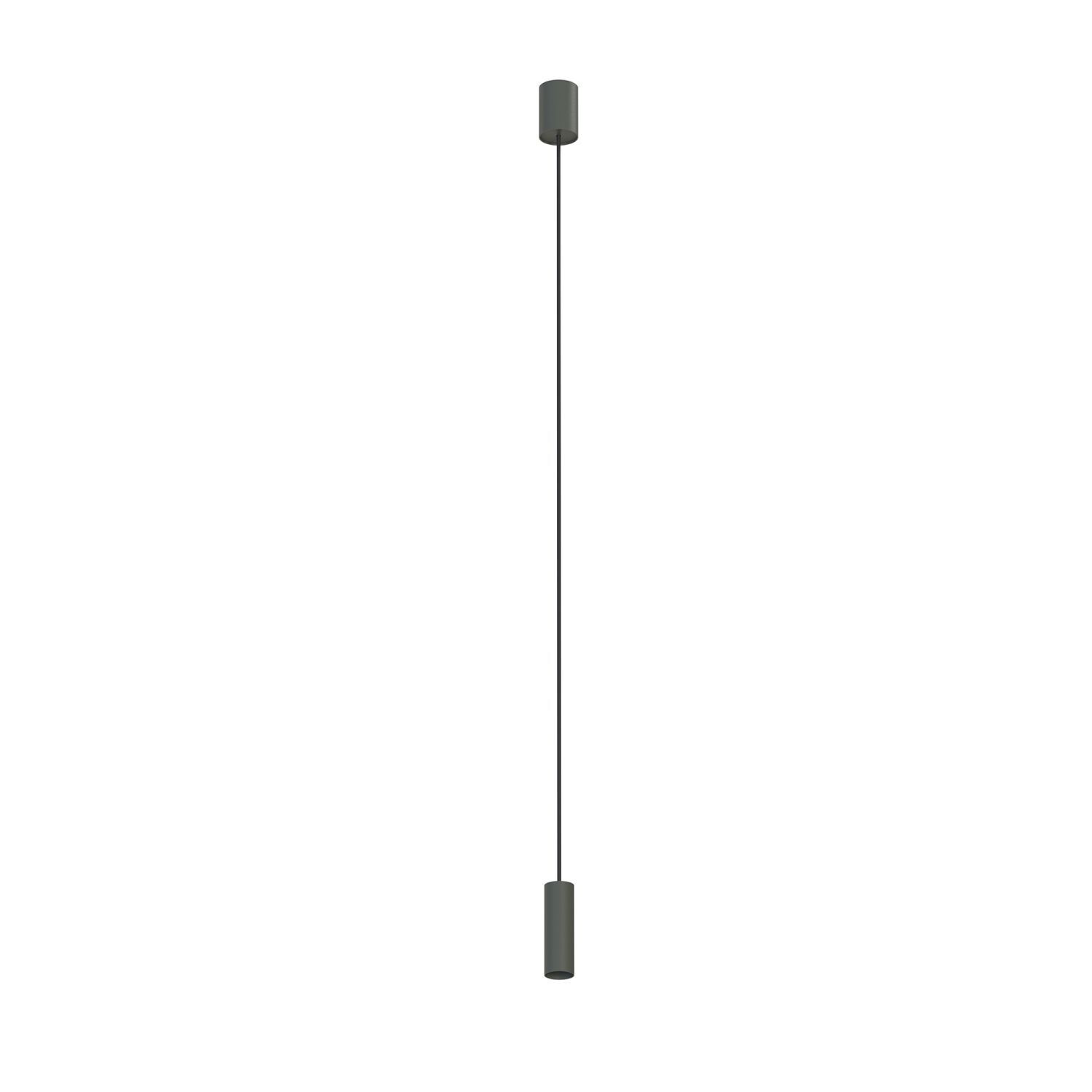 Hängeleuchte verstellbar GU10 R35 Ø 4 cm Grau Metall Modern