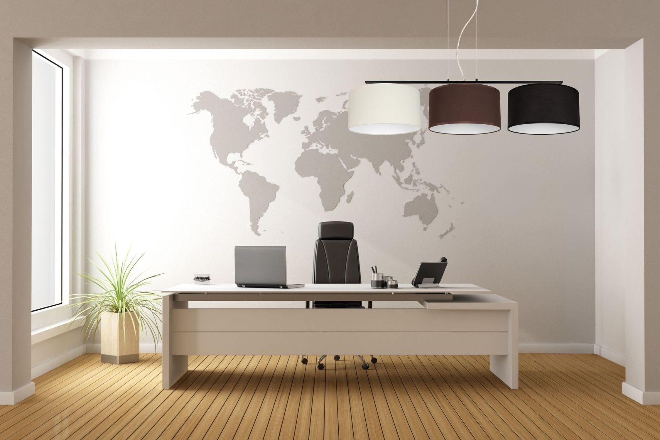 Innenarchitektur, Tabelle, Schreibtisch, Laptop, Stuhl