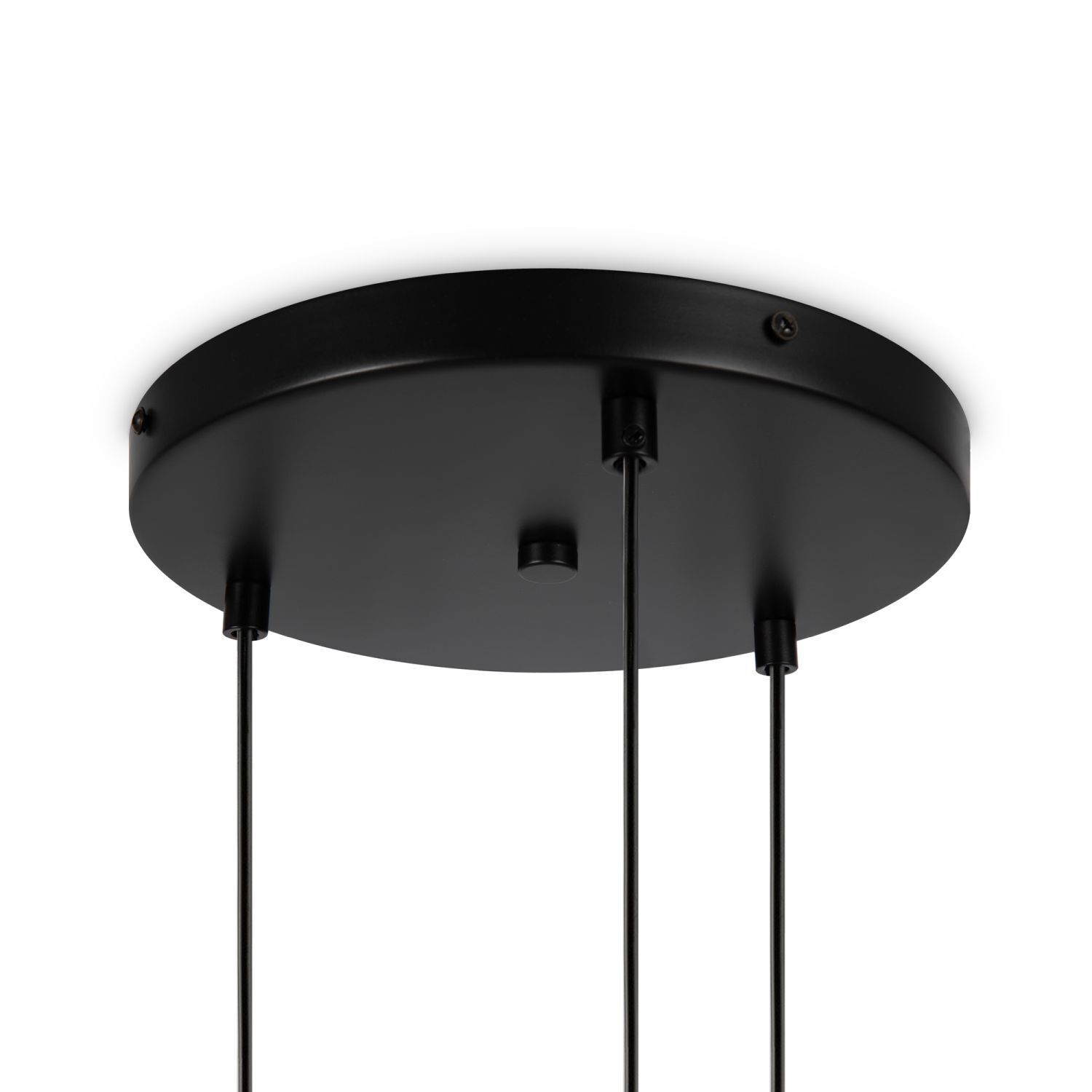 Hängelampe Metall Glas E14 40 cm breit H: max. 222,5 cm