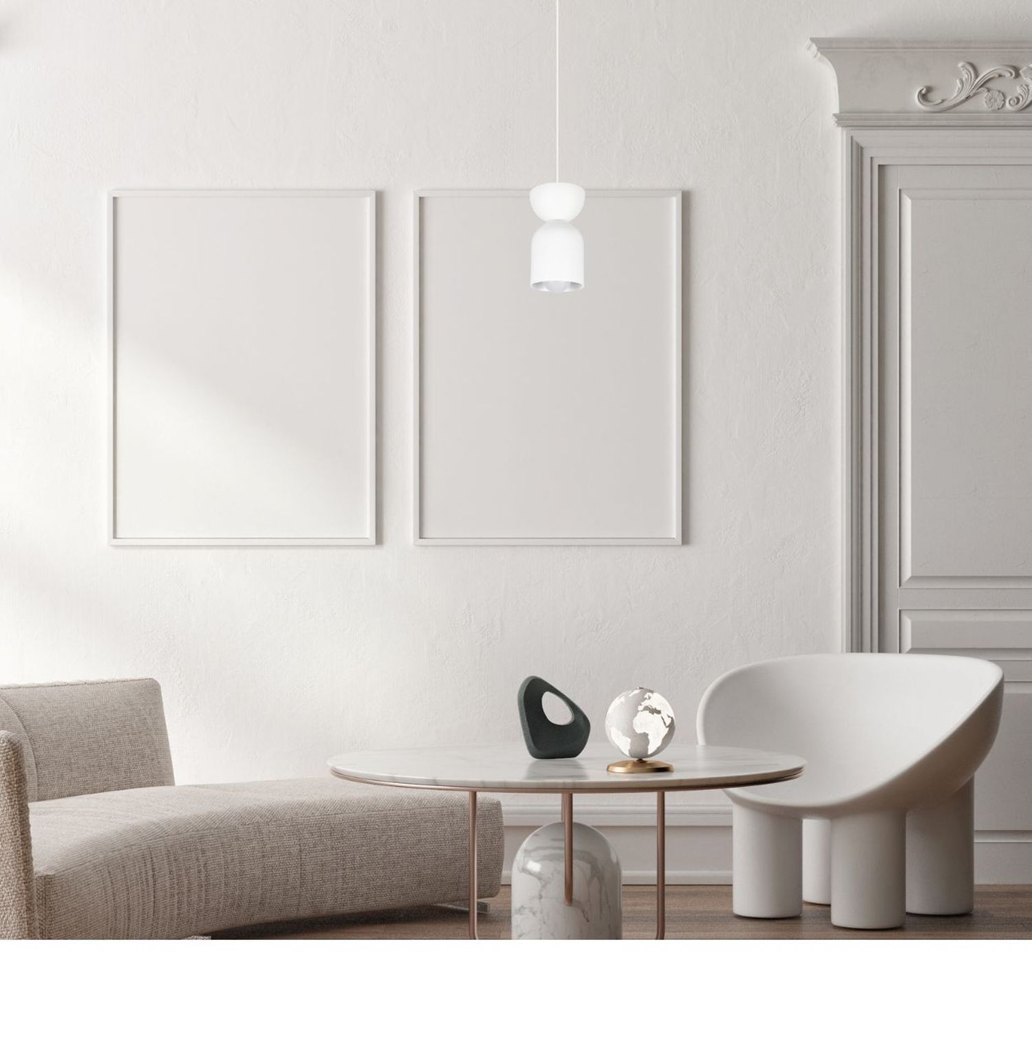 sofa, tisch, lampe, dekoration, formen