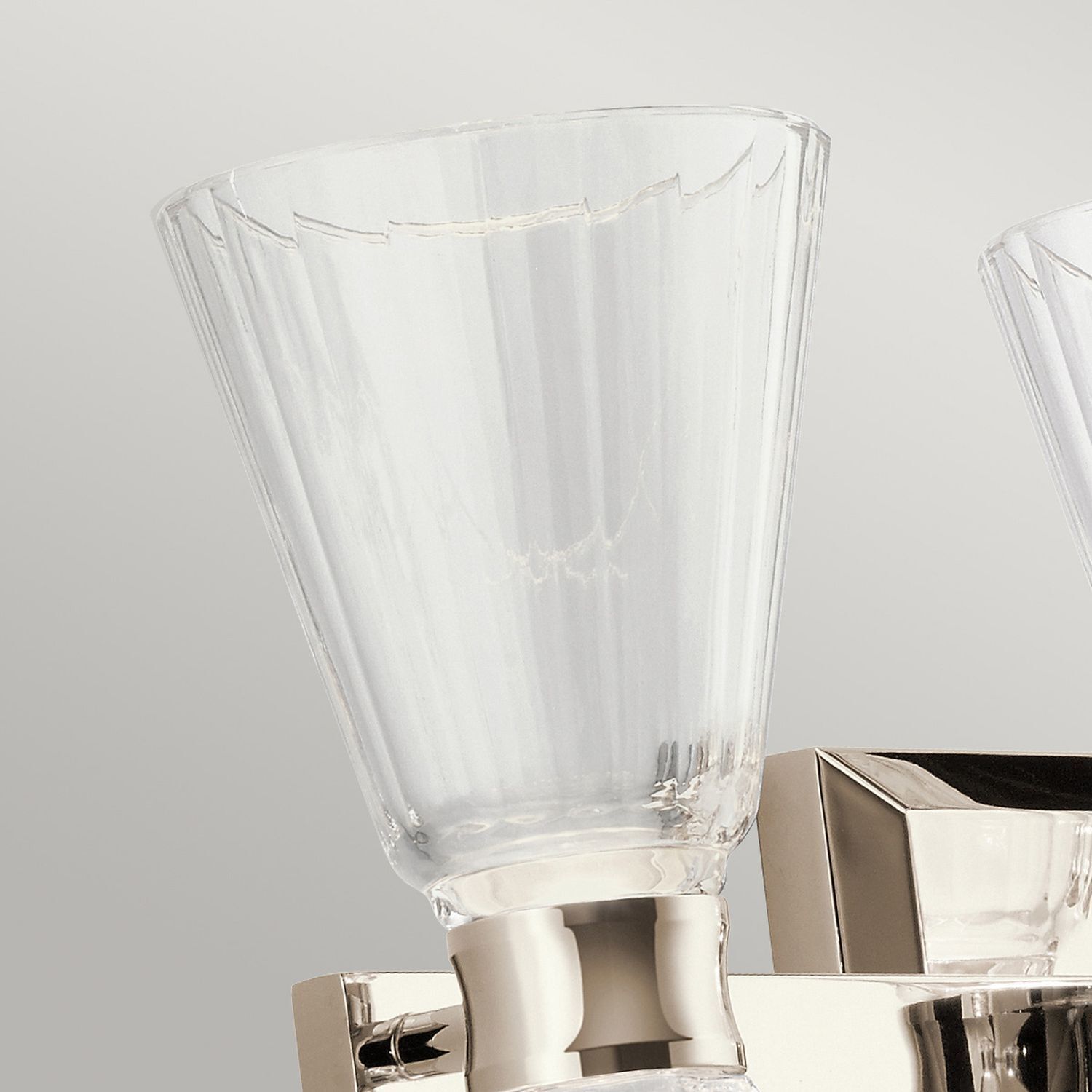 LED Wandlampe Bad IP44 60,8 cm lang Metall Glas 3000 K Glas, Gerät, Elektrisches Gerät, Mischer