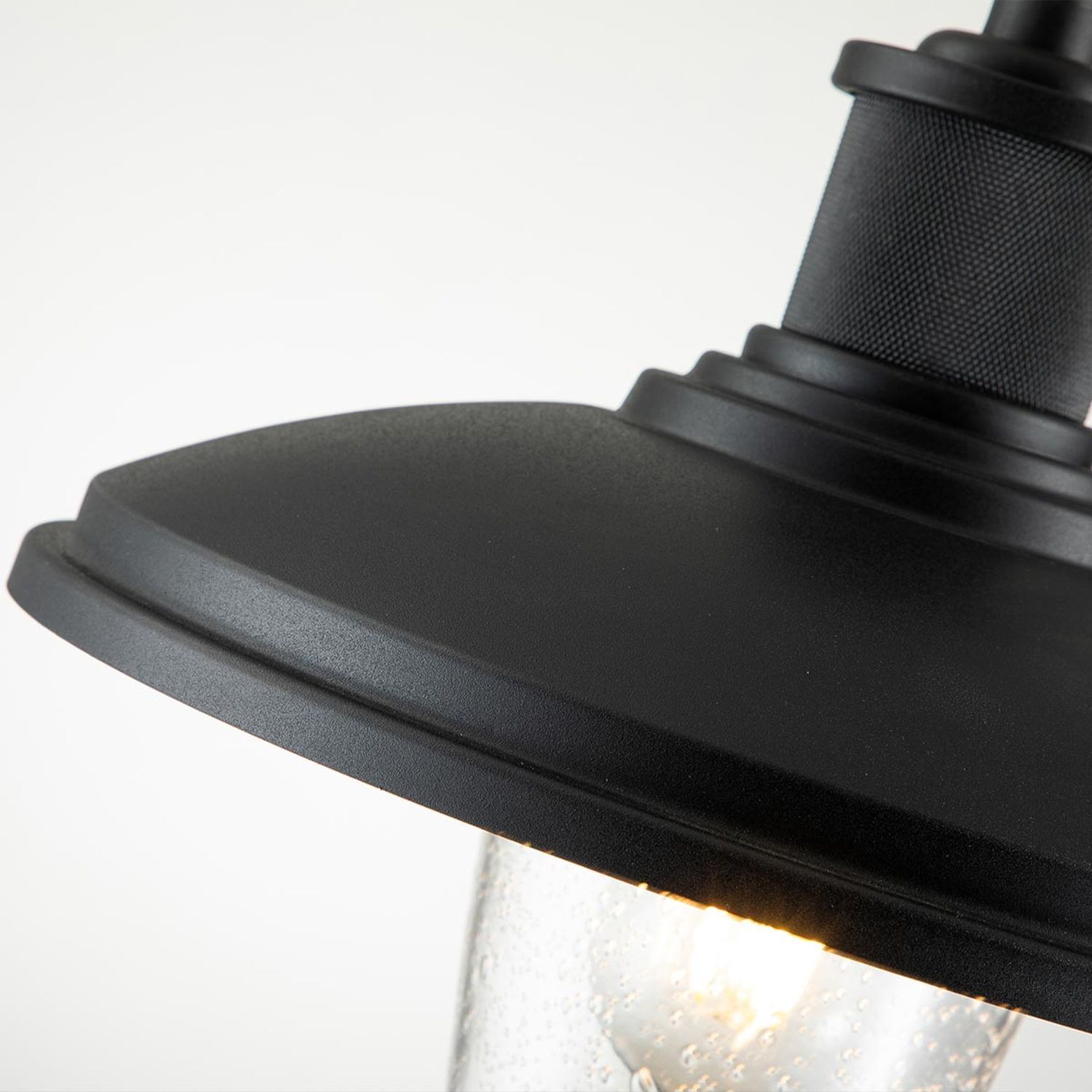 Wandlampe außen H: 33,1 cm IP44 Schwarz E27 Maritim