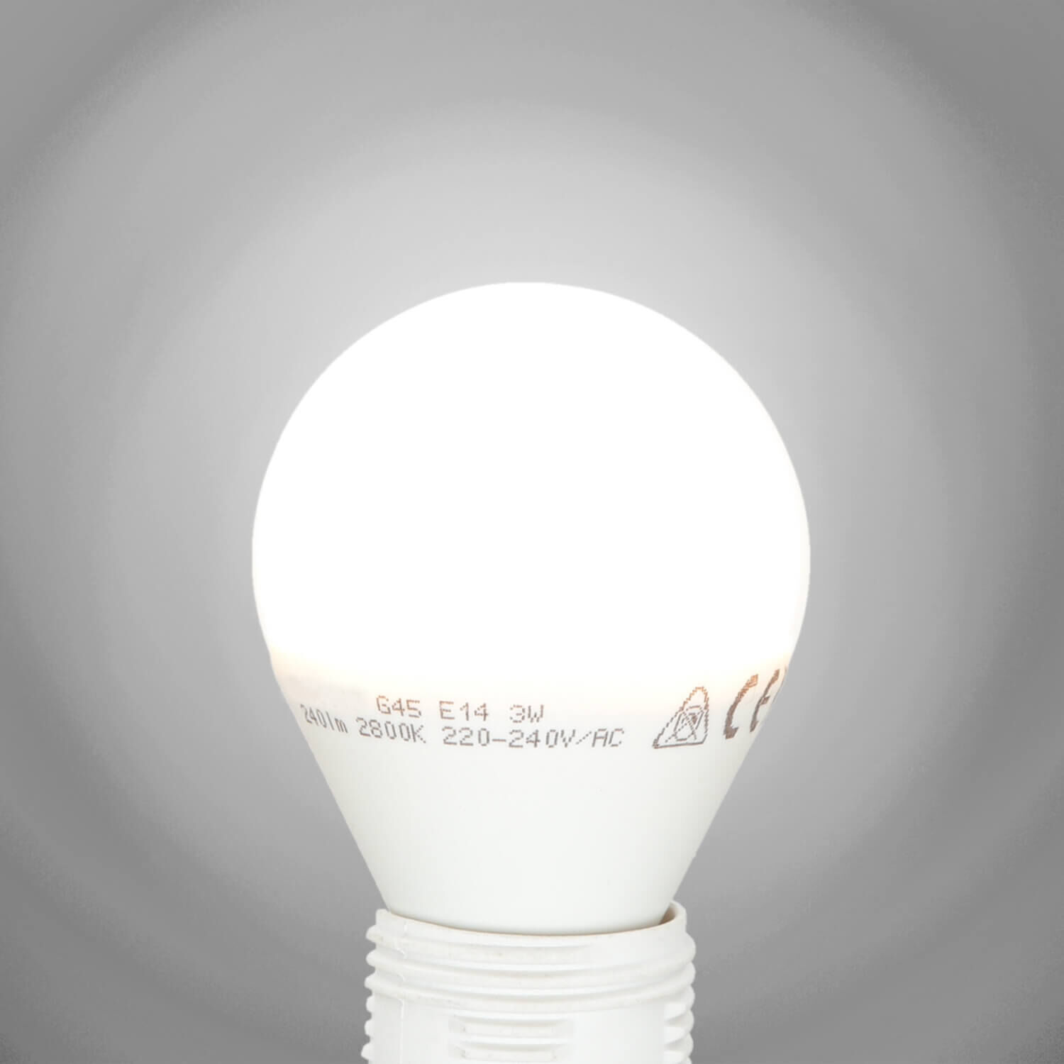 LED Leuchtmittel E14 3 Watt 2800 K warmweiß - LM10047 Licht, Glühbirne