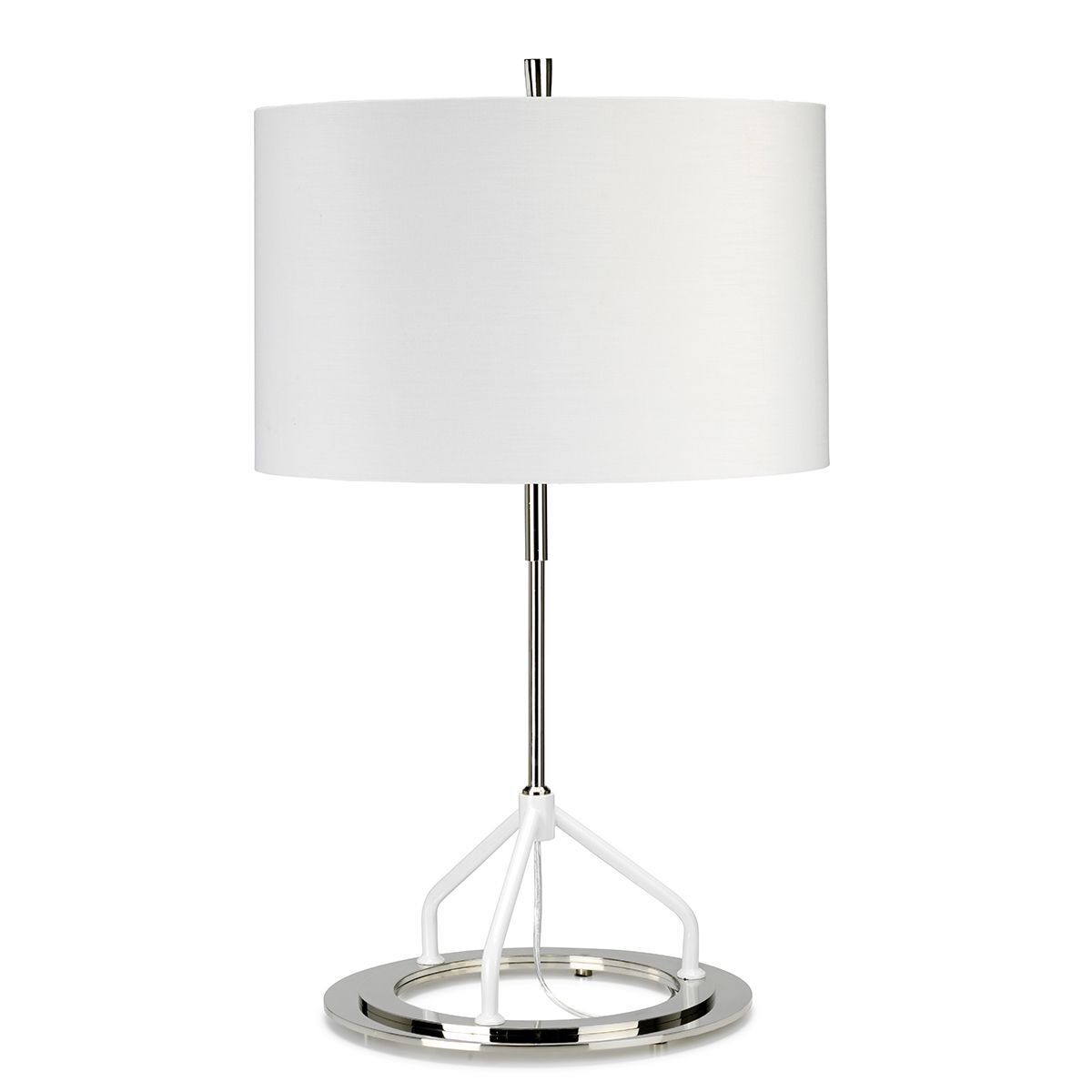 Tischlampe Modern Design Weiß E27 Nachttisch Wohnzimmer Lampe, Tischlampe, Lampenschirm