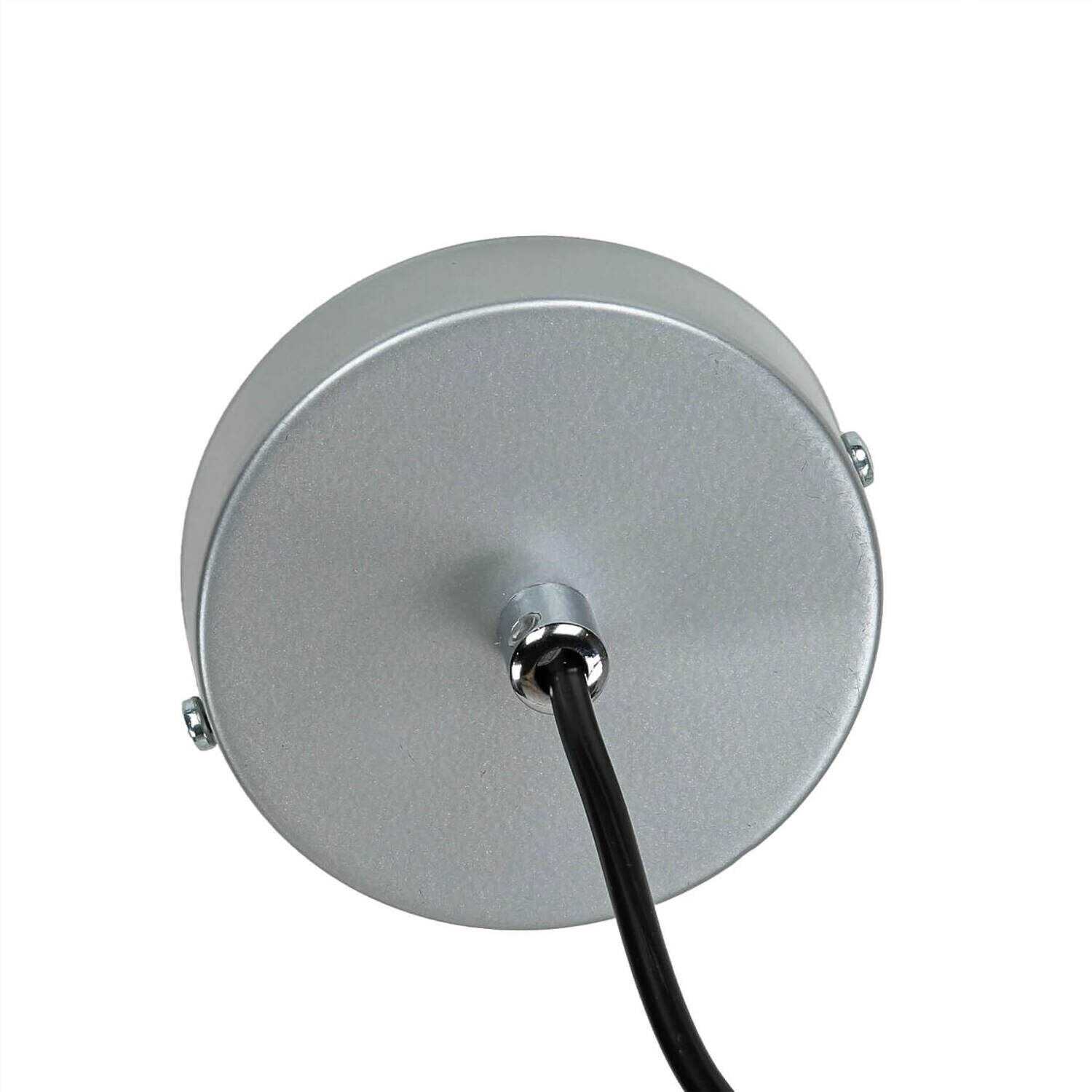 Hängelampe Metall rund Retro Chrom Kugelschirm Hängelampe Metall rund Retro Chrom Kugelschirm