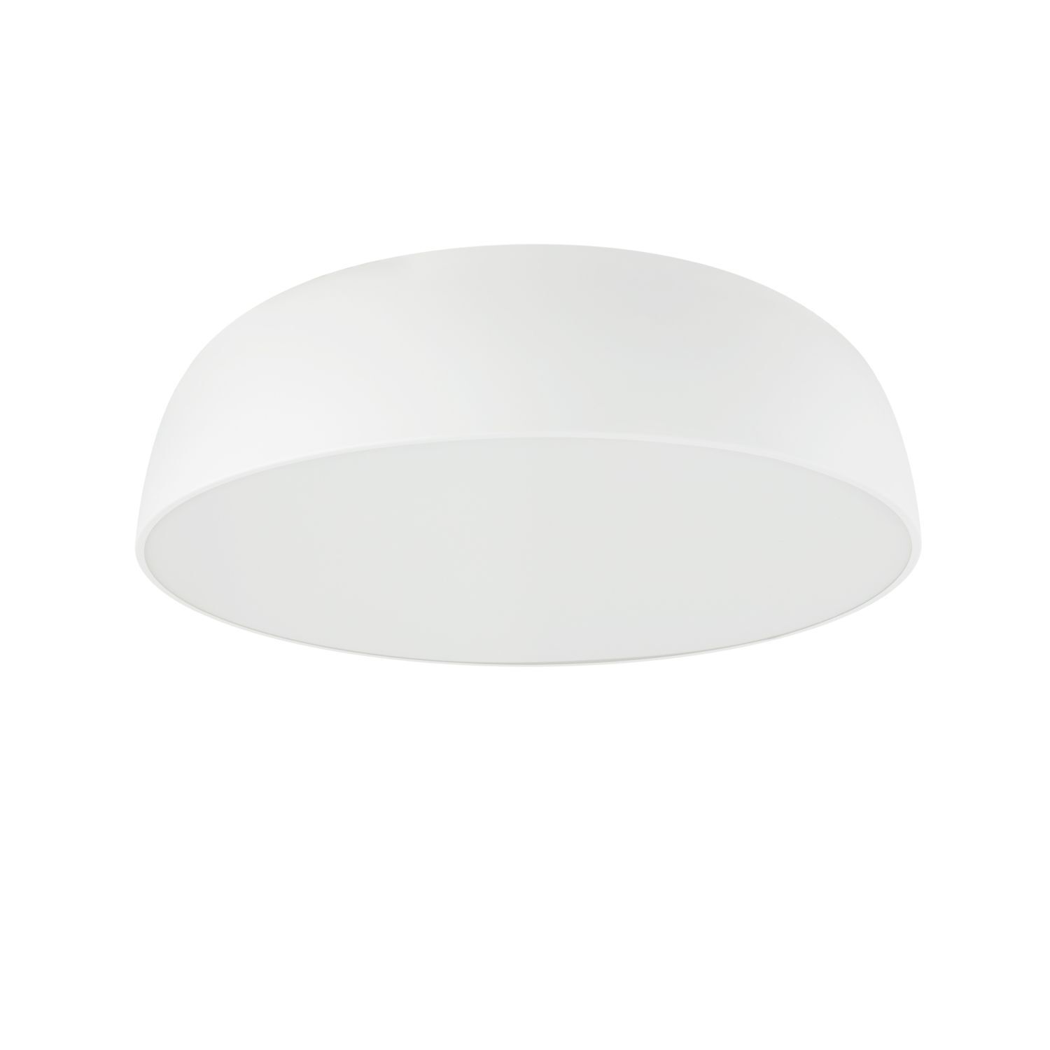 Blendarme Deckenlampe Metall E27 Ø58 cm Weiß wohnlich