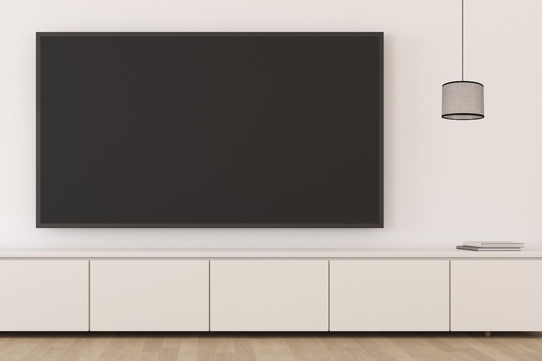 Runde Hängelampe Stoff Schwarz Beige E27 Ø20 cm Modern Fernseher, Schwarz, Wandmontage, Schwarzes Display, Wohnzimmer