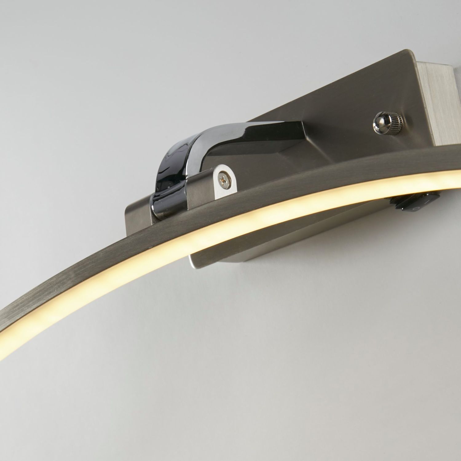 LED Bilderleuchte mit Schalter in Silber 3000 K 404 lm