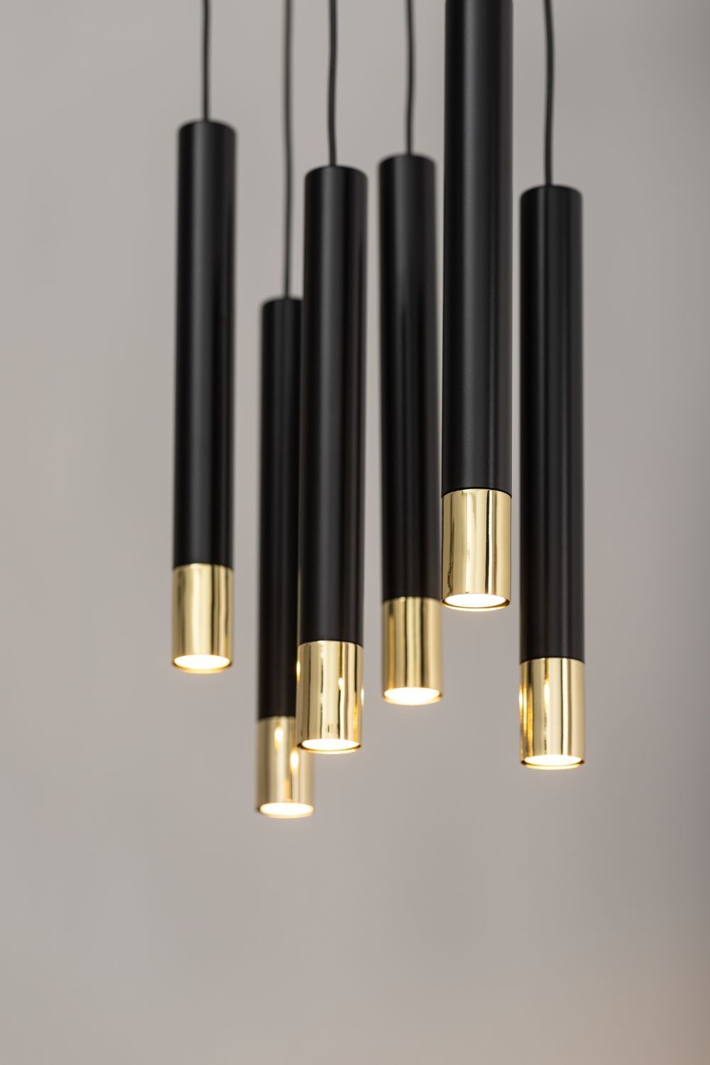 Hängeleuchte Schwarz Gold Modern Metall Esszimmer