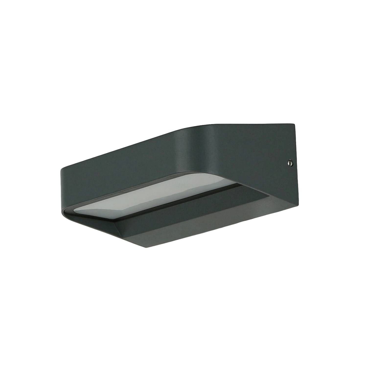 LED Wandleuchte außen IP54 8 W 900 lm 3000 K Anthrazit Deckenleuchte