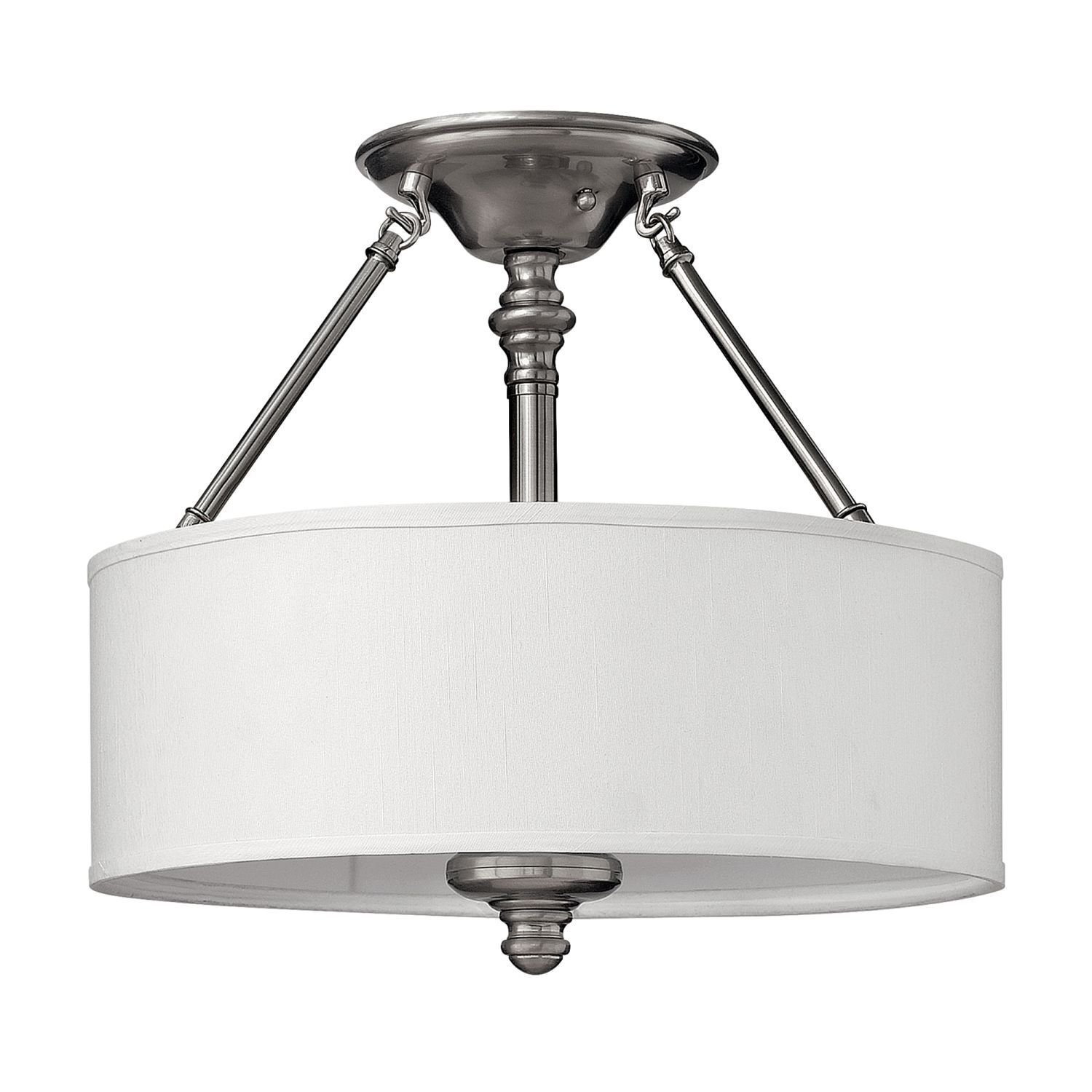 Deckenlampe LUANA in Nickel Ø:41cm Design Lampe