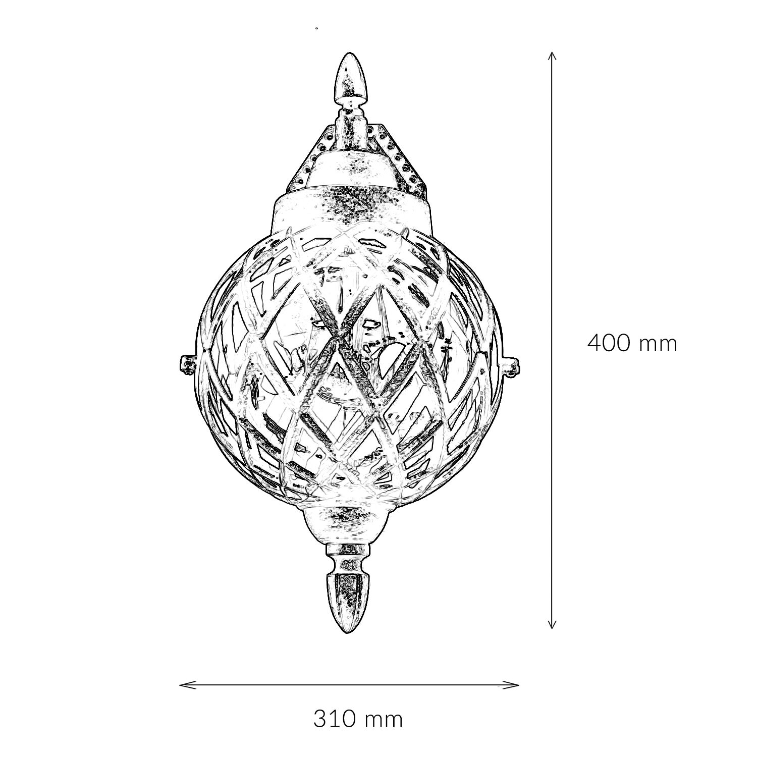 Wandlampe Außen in Kupfer antik IP44 Vintage Wandlampe Außen in Kupfer antik IP44 Vintage