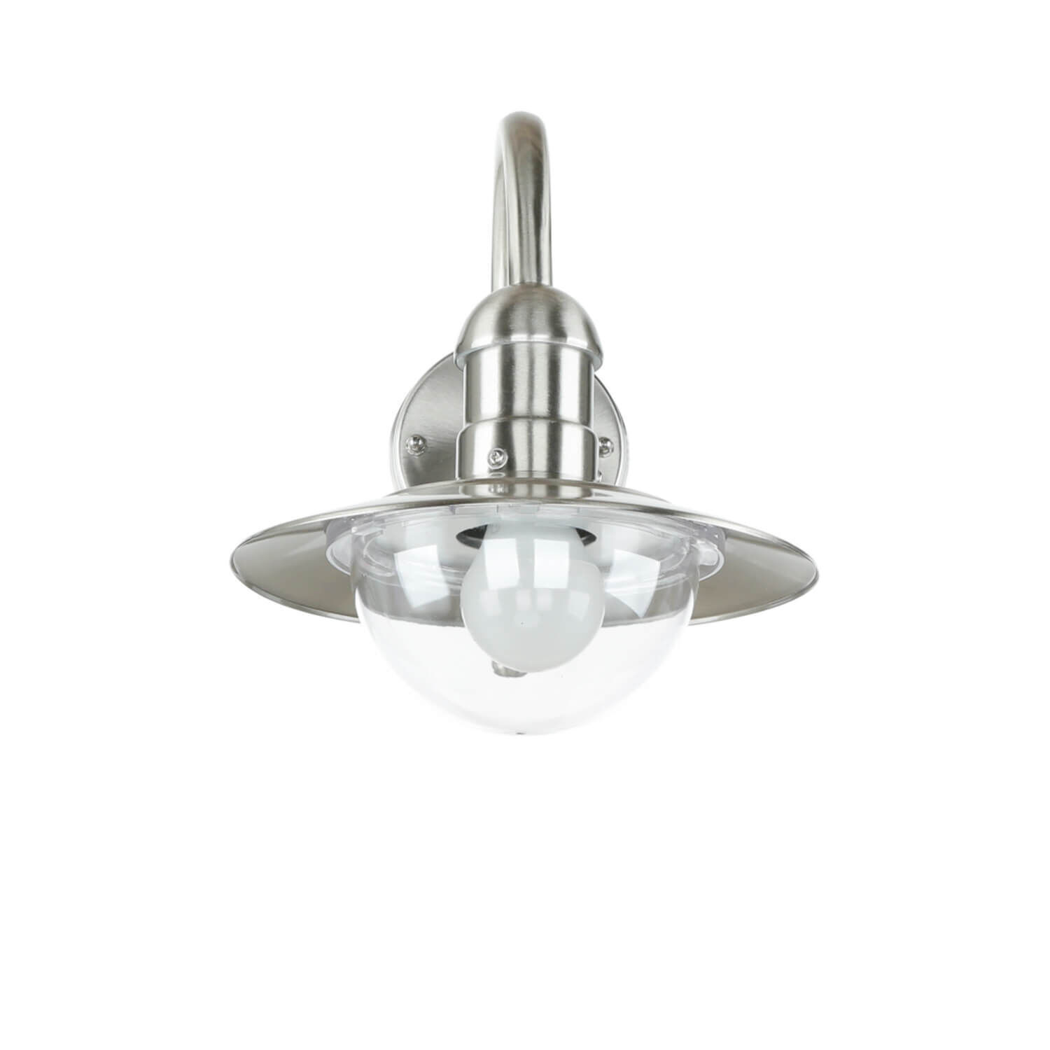 Elegante Außenwandlampe Edelstahl IP44 Maritim EIVOR