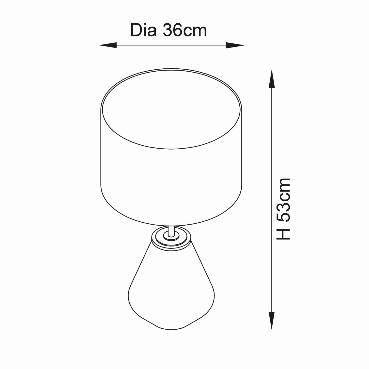 Tischlampe Glas Metall Stoff 53 cm hoch in Türkis Gold Modern