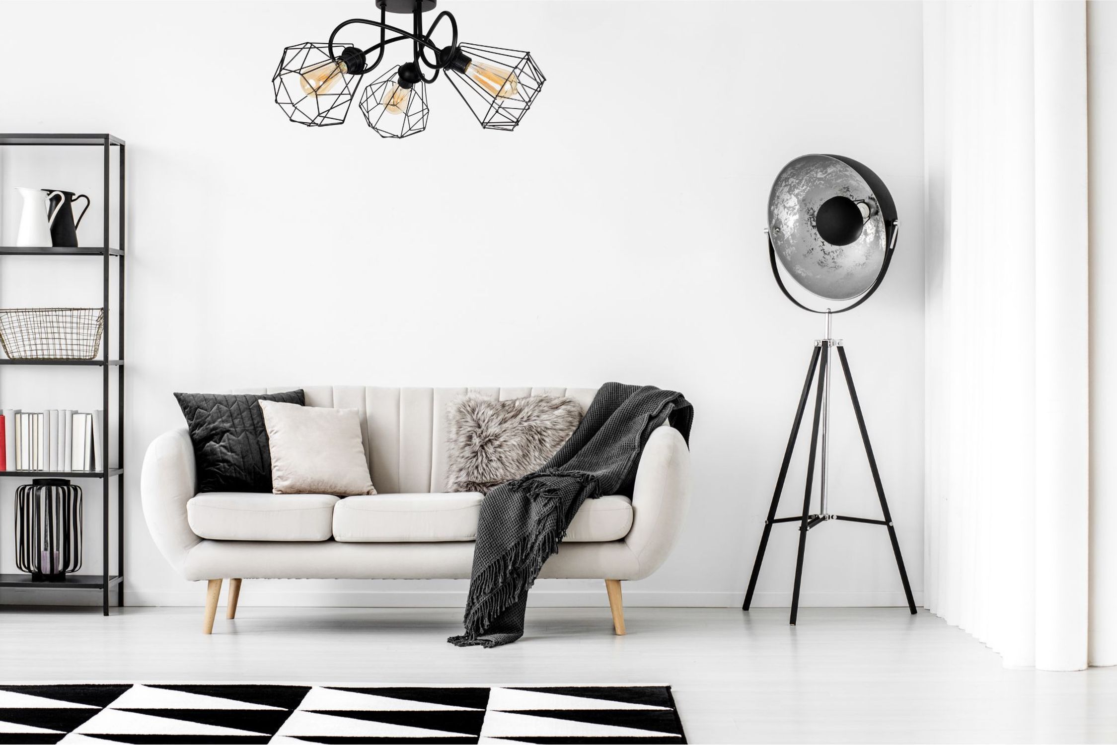 Lampe, Wohnzimmer, Dekoration Ihres Zuhauses, Innenarchitektur, Couch