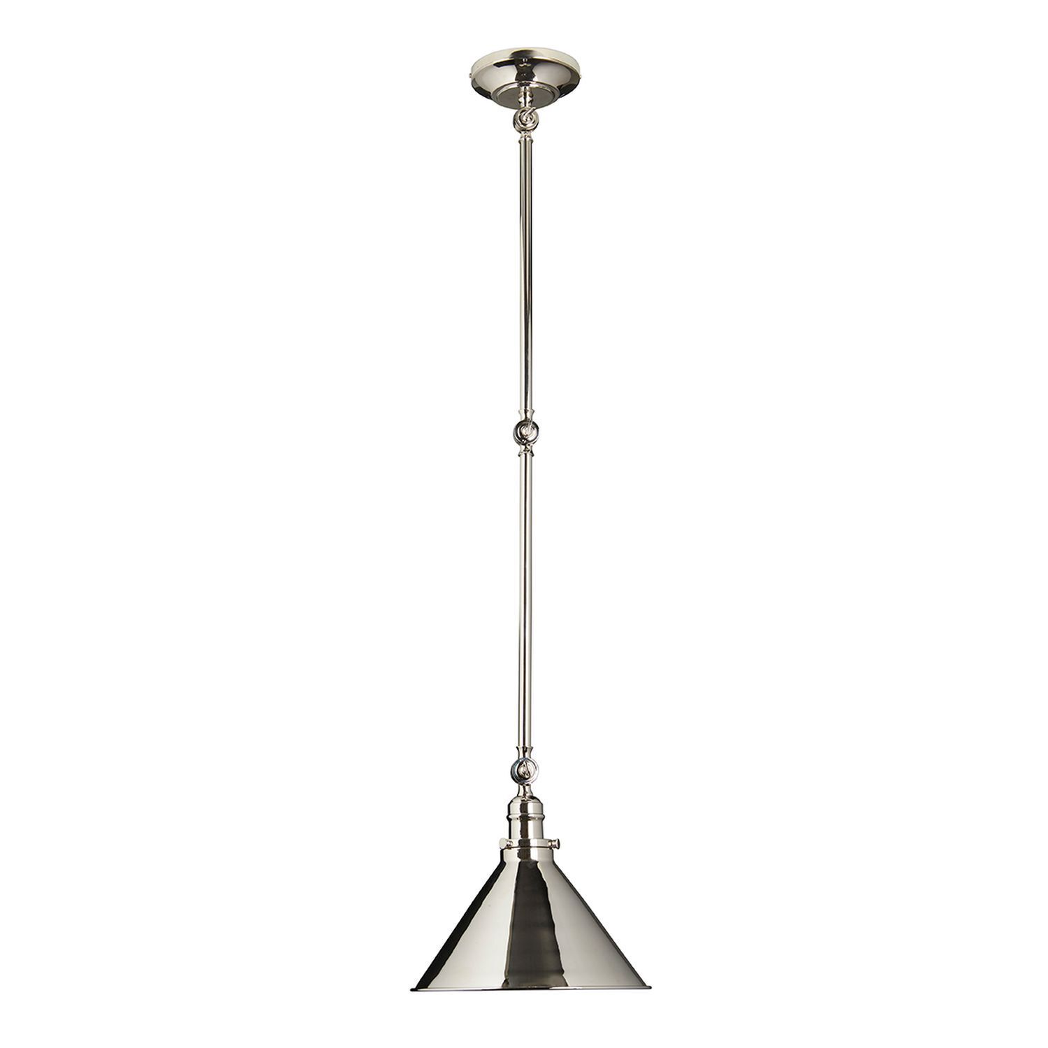 Deckenleuchte ISMENE in Nickel kürzbar Ø30cm Lampe