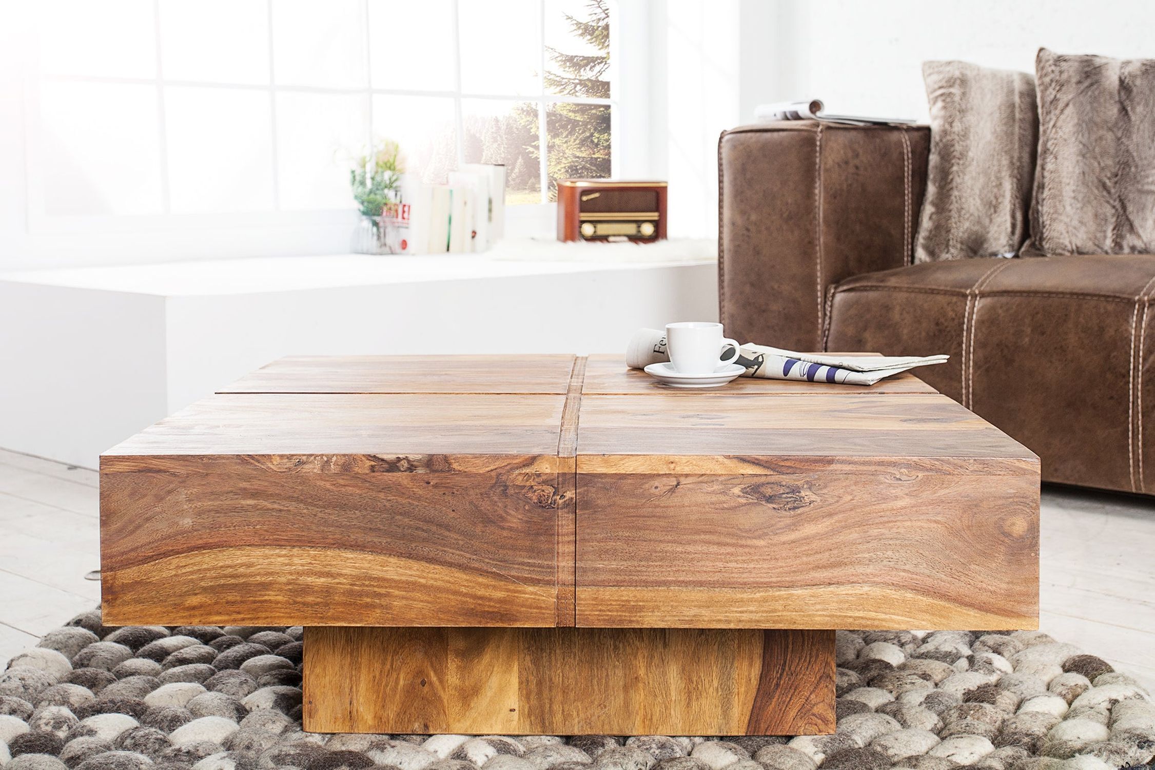 Tabelle, Kaffeetisch, Holz, Hartholz, Gebeiztes Holz