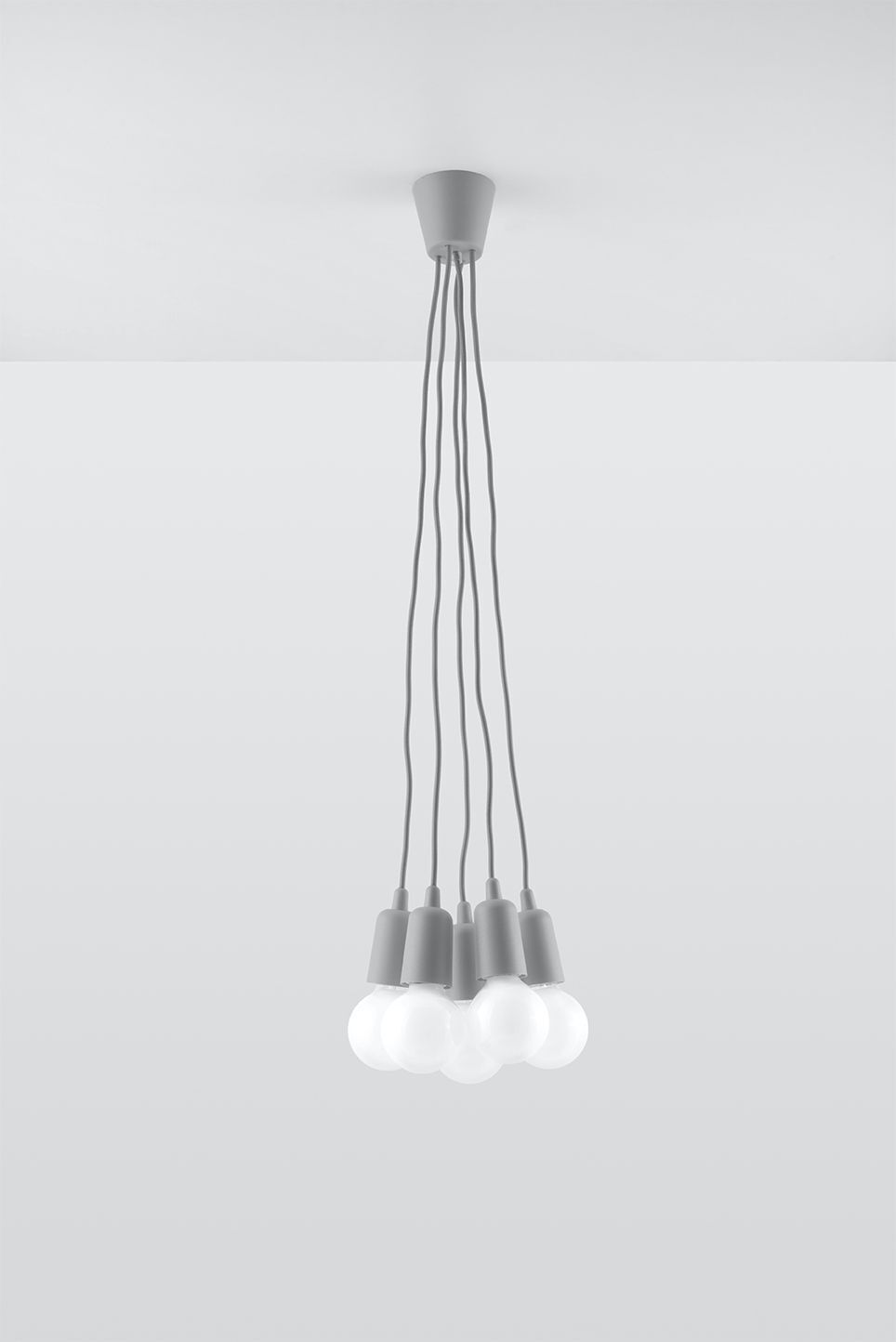 Retro Hängelampe Grün verstellbar bis 90cm für E27