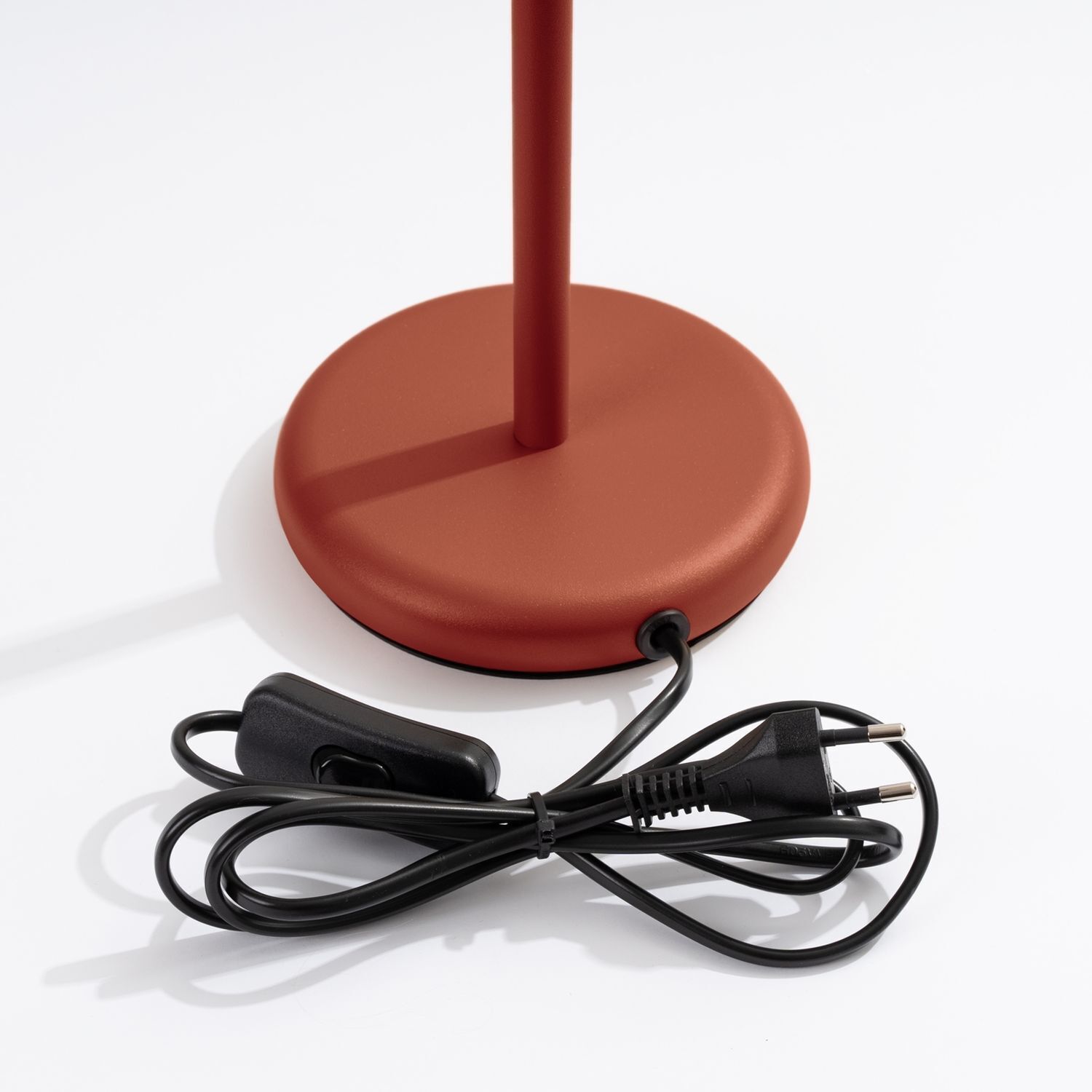 Leselampe GU10 43 cm hoch Aluminium in Rot Modern schwenkbar
