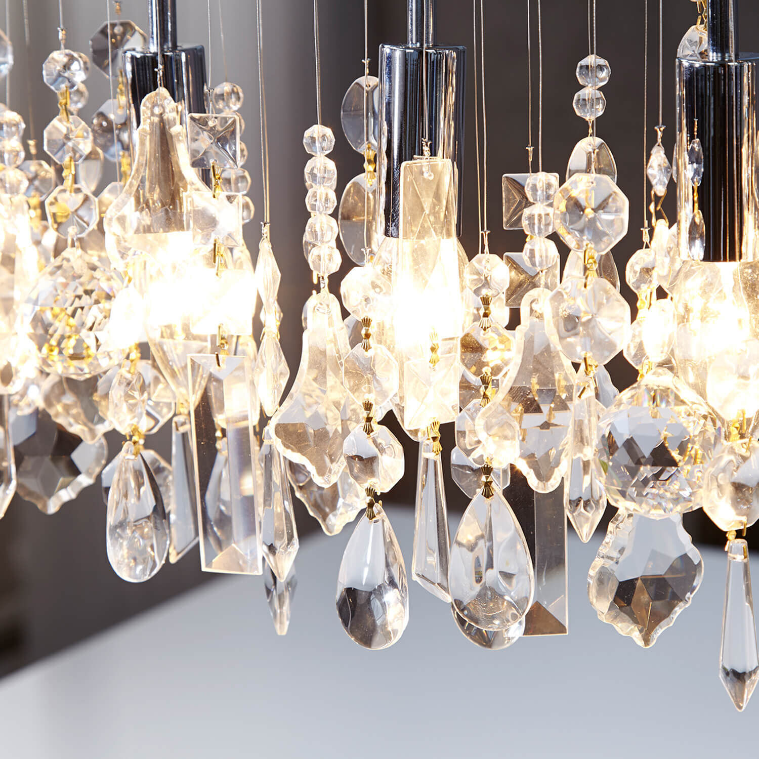 Pendelleuchte Esstisch Kristall Moderne Lampe E14 Leuchter, Lampe