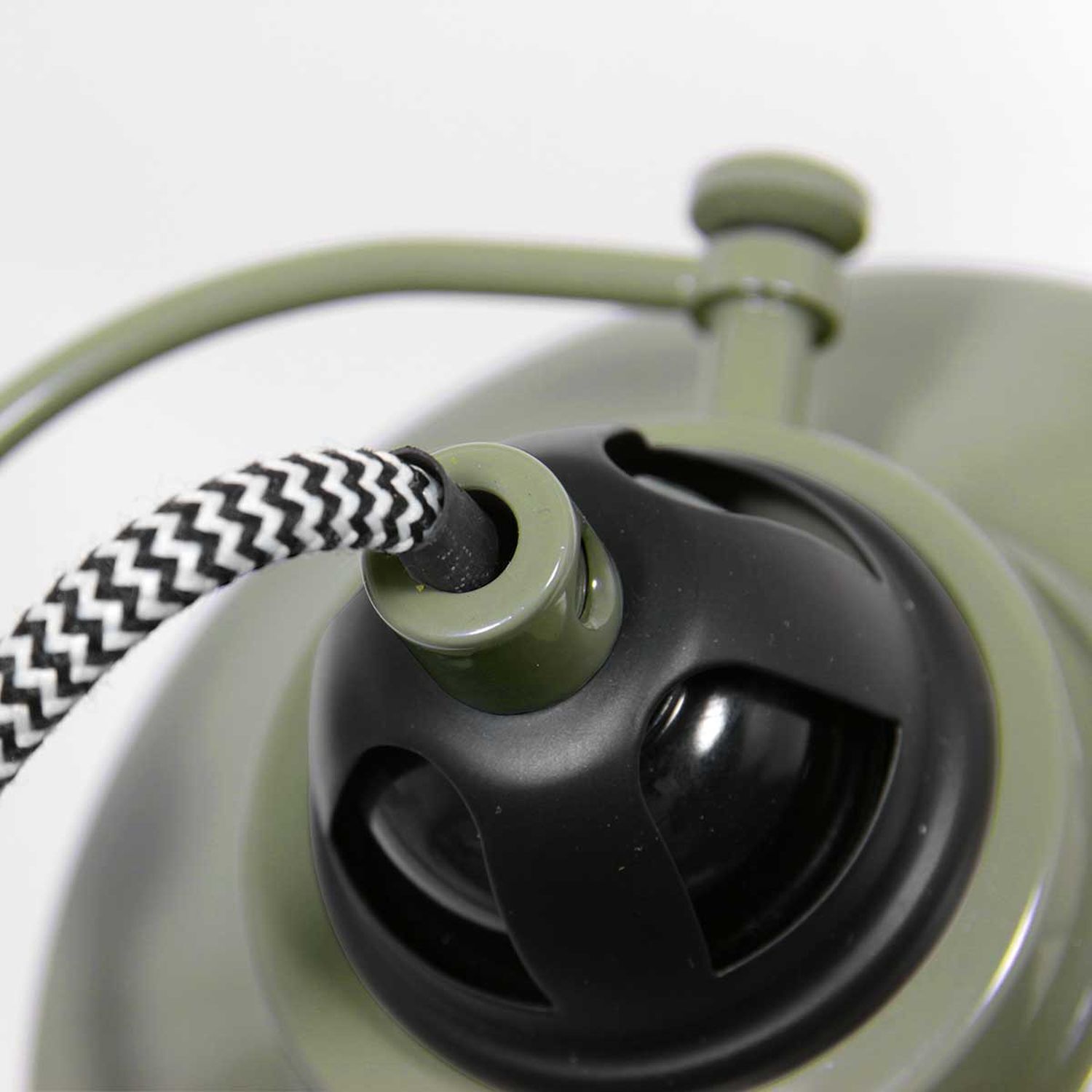 Wandstrahler mit Stecker Grün Weiß T:36 cm E27 flexibel