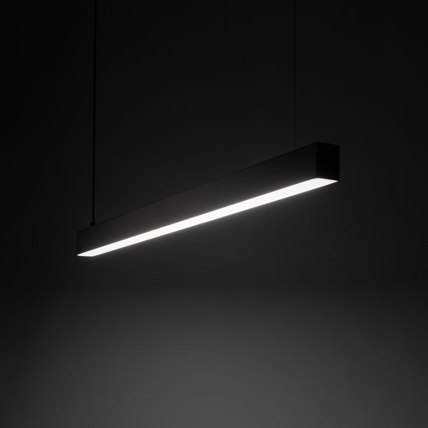 LED Hängelampe Schwarz 112,5 cm lang 4000 K Metall BLAKE