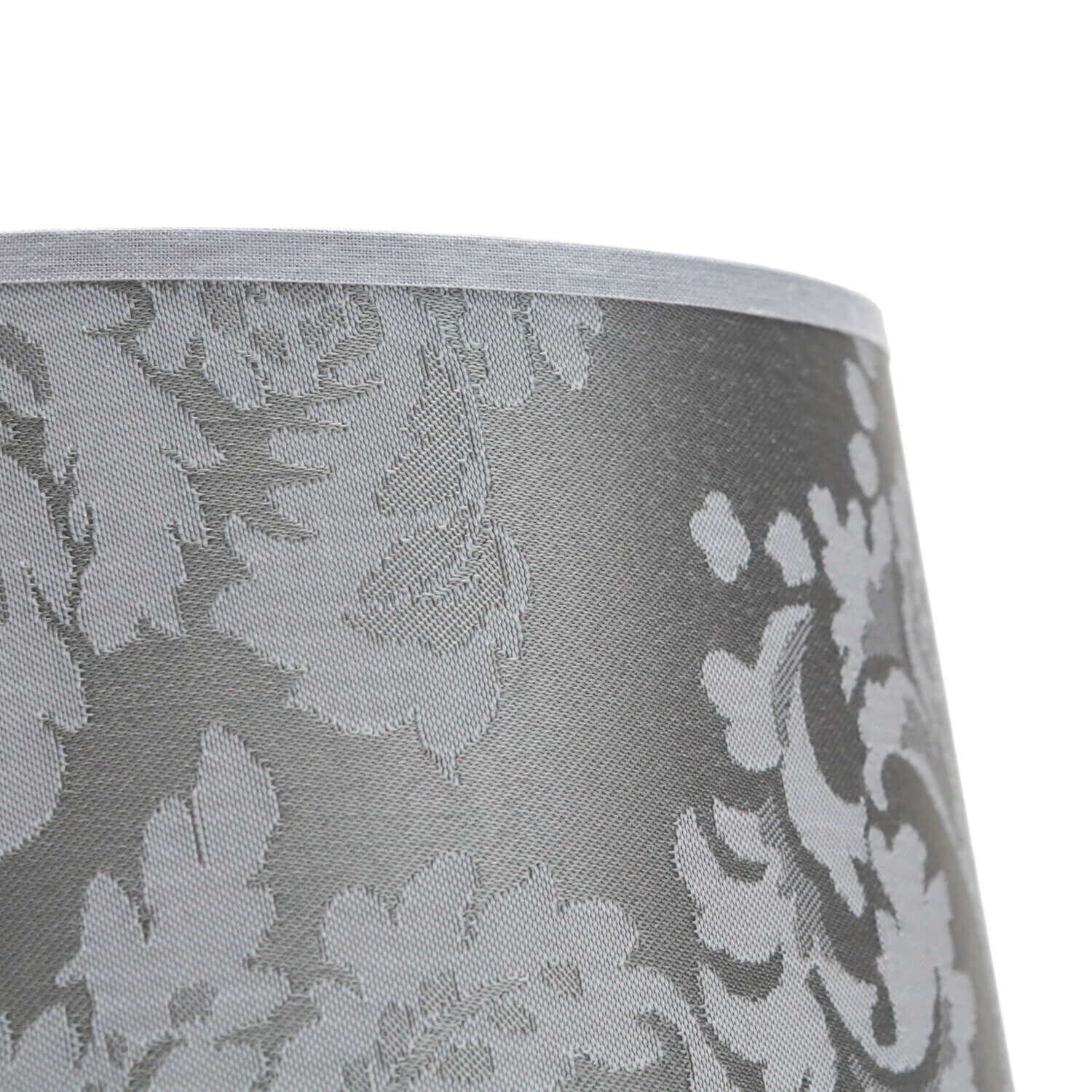 Kleiner Lampenschirm Tischleuchte Stoff Silber Lampe, Lampenschirm