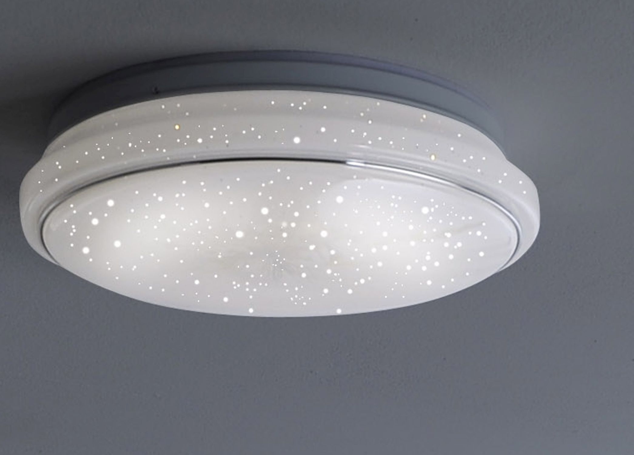 LED Deckenleuchte Nachthimmel Timer Ø35 cm 3000-5000 K