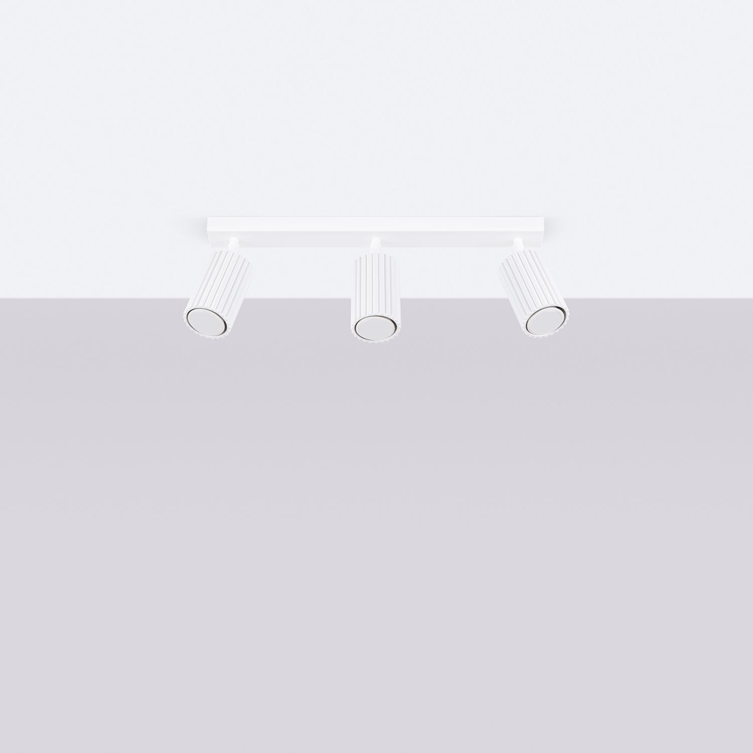 Deckenspot GU10 3-flammig Weiß L:45 cm schwenkbar Deckenleuchte