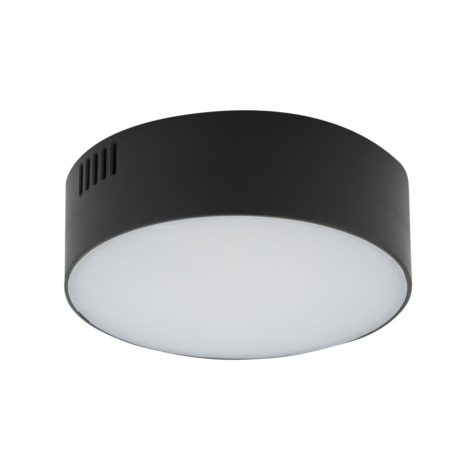 LED Deckenlampe Schwarz Ø 11 cm 4000 K neutralweiß blendarm