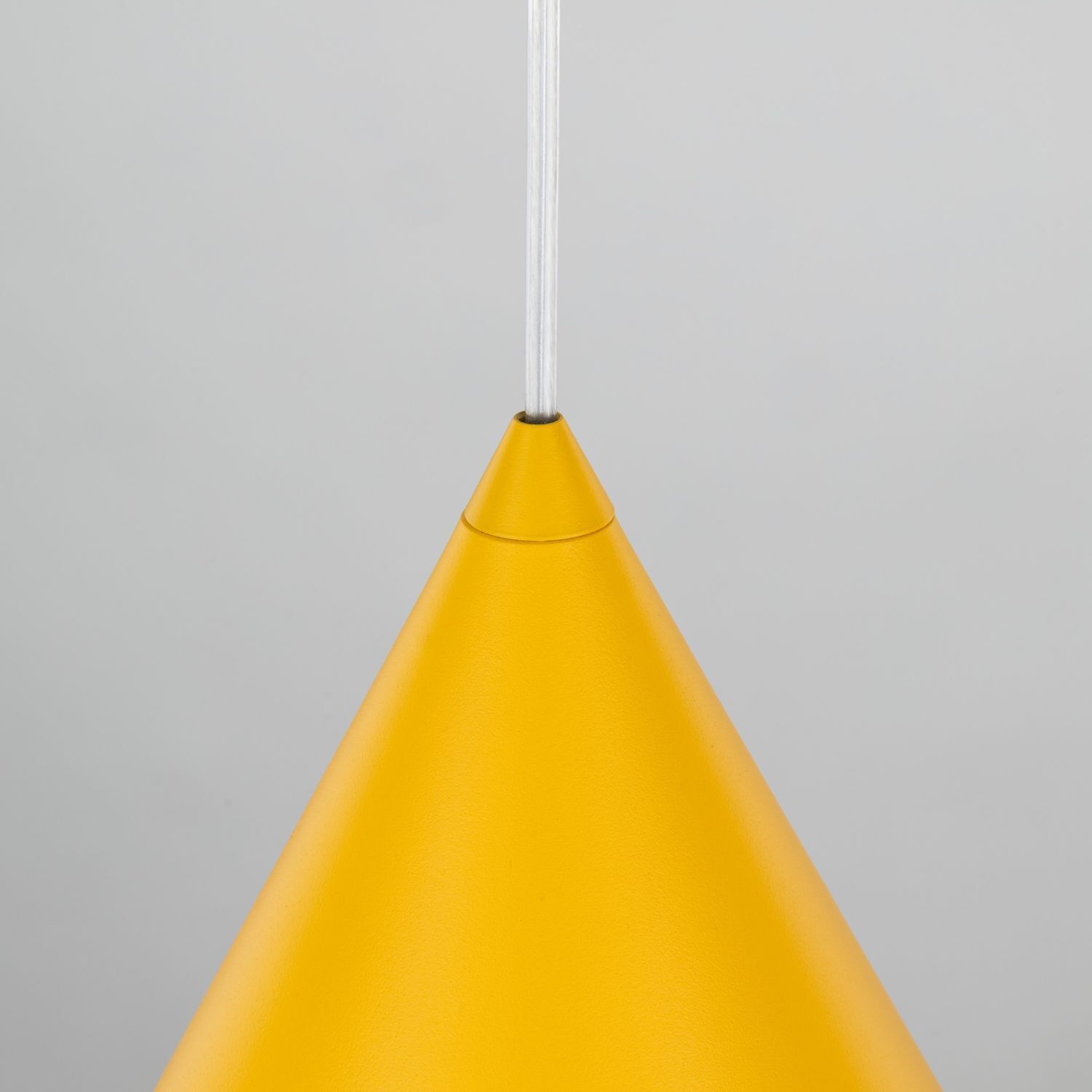 Gelbe Hängelampe Metall E27 Ø 25 cm H: max. 160 cm verstellbar