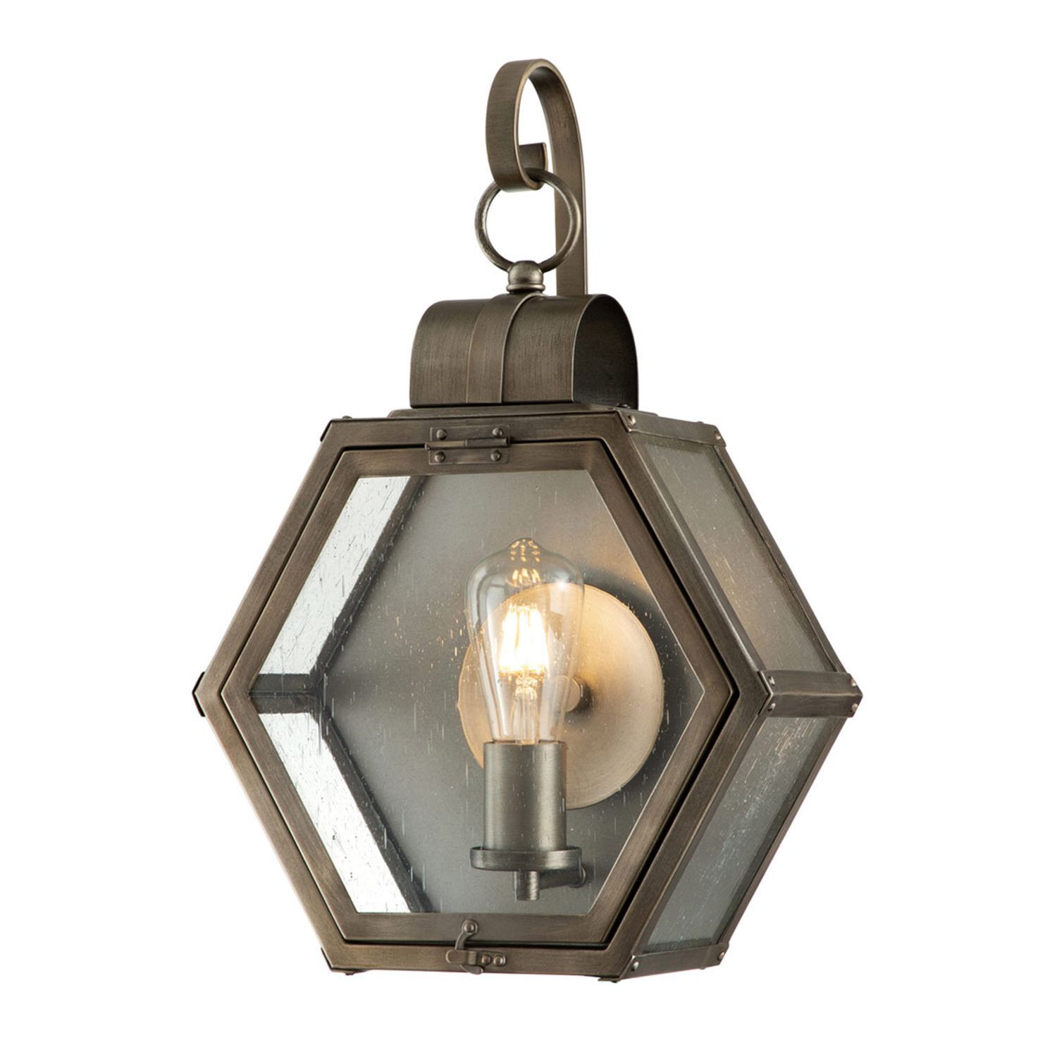 Außenlampe Wand H: 48 cm IP44 E27 Vintage Design in Bronze