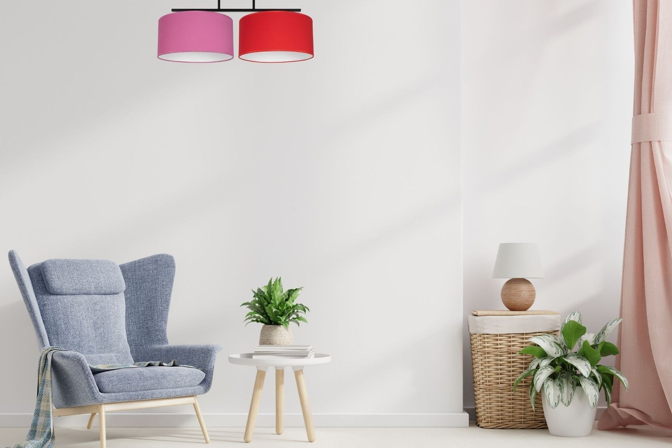 Lampe, Pflanze, Stuhl, Mobiliar