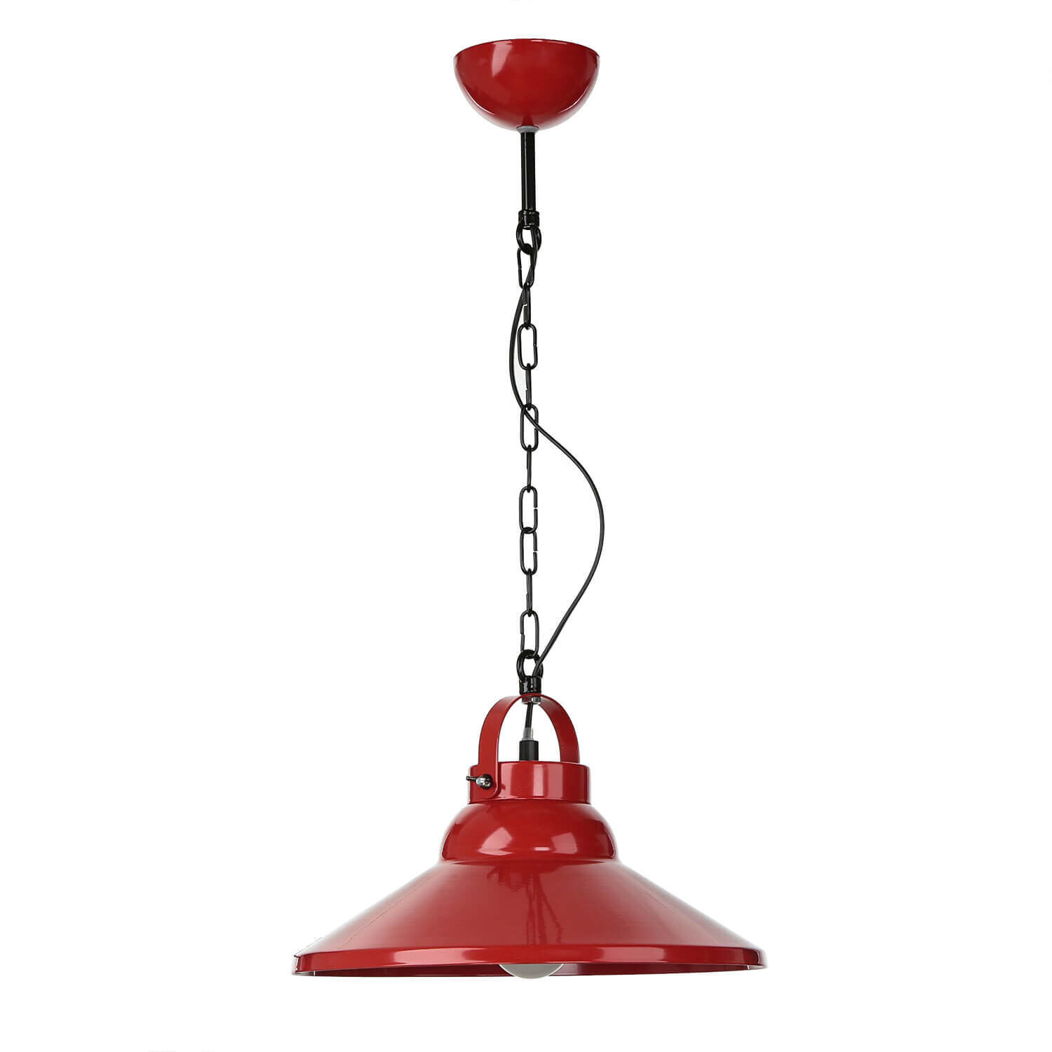 Pendelleuchte IRON in Rot
