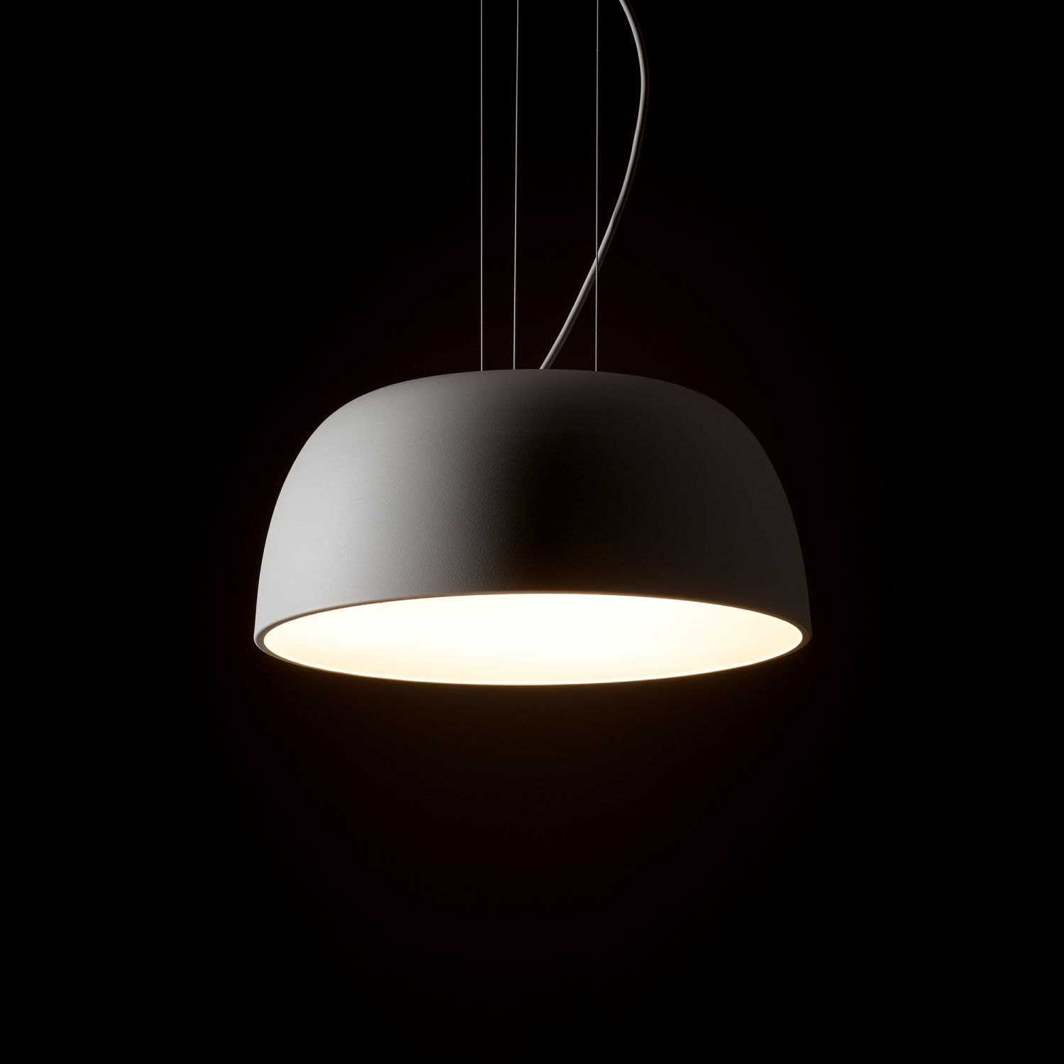 pendant, Lampe, hängend, weiß, modern