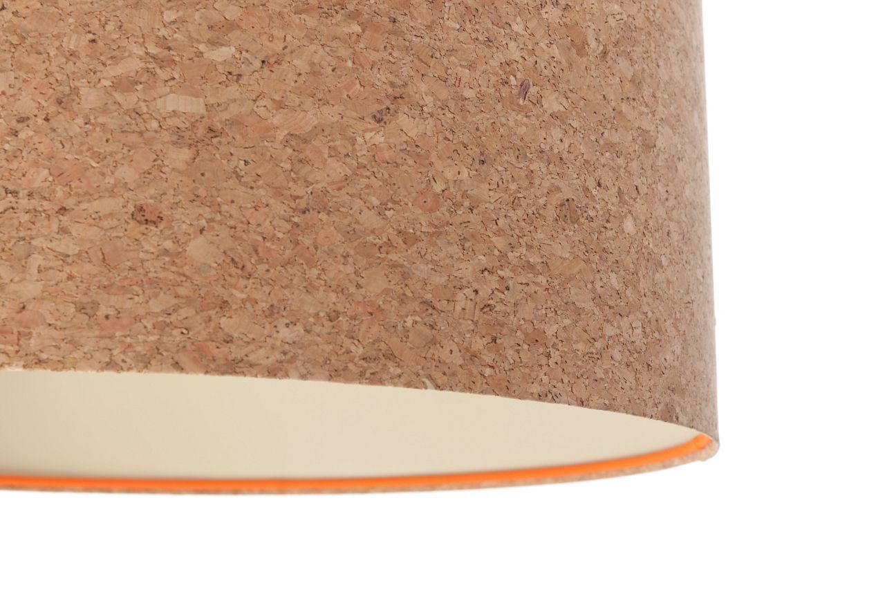 Hängeleuchte Modern E27 Ø 30 cm Kork Wohnzimmer