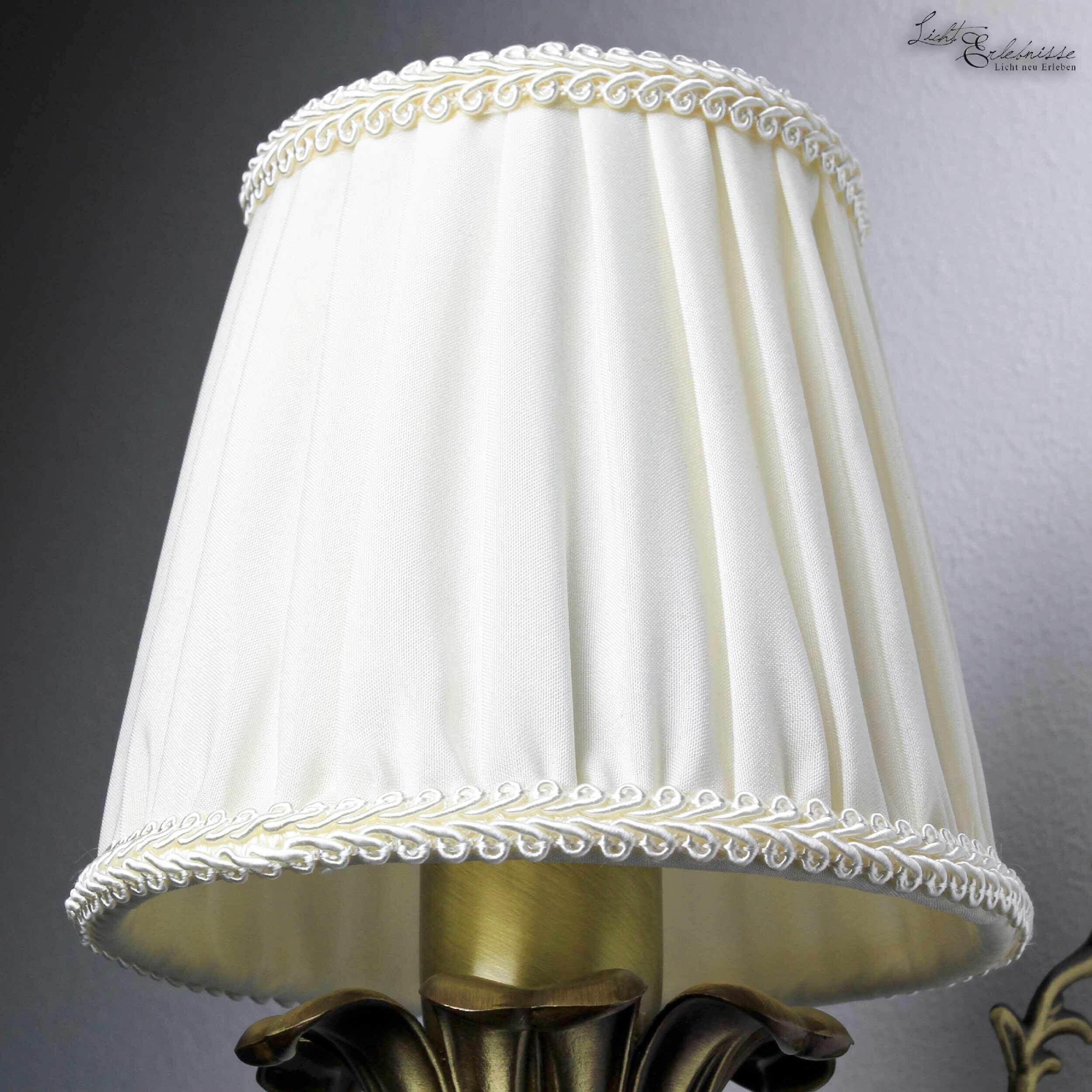 Jugendstil Wandleuchter E14 Ginevra Lampe, Lampenschirm