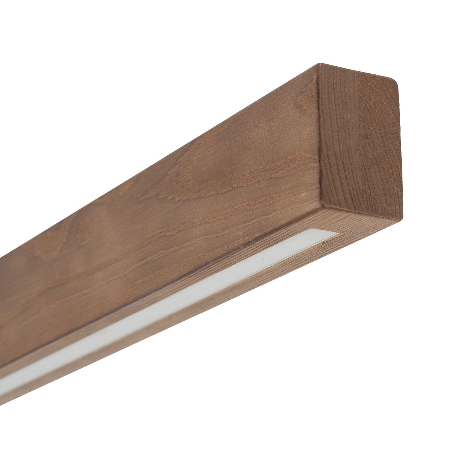 LED Deckenleuchte Holz Metall 3000 K warmweiß 2807 lm 96 cm