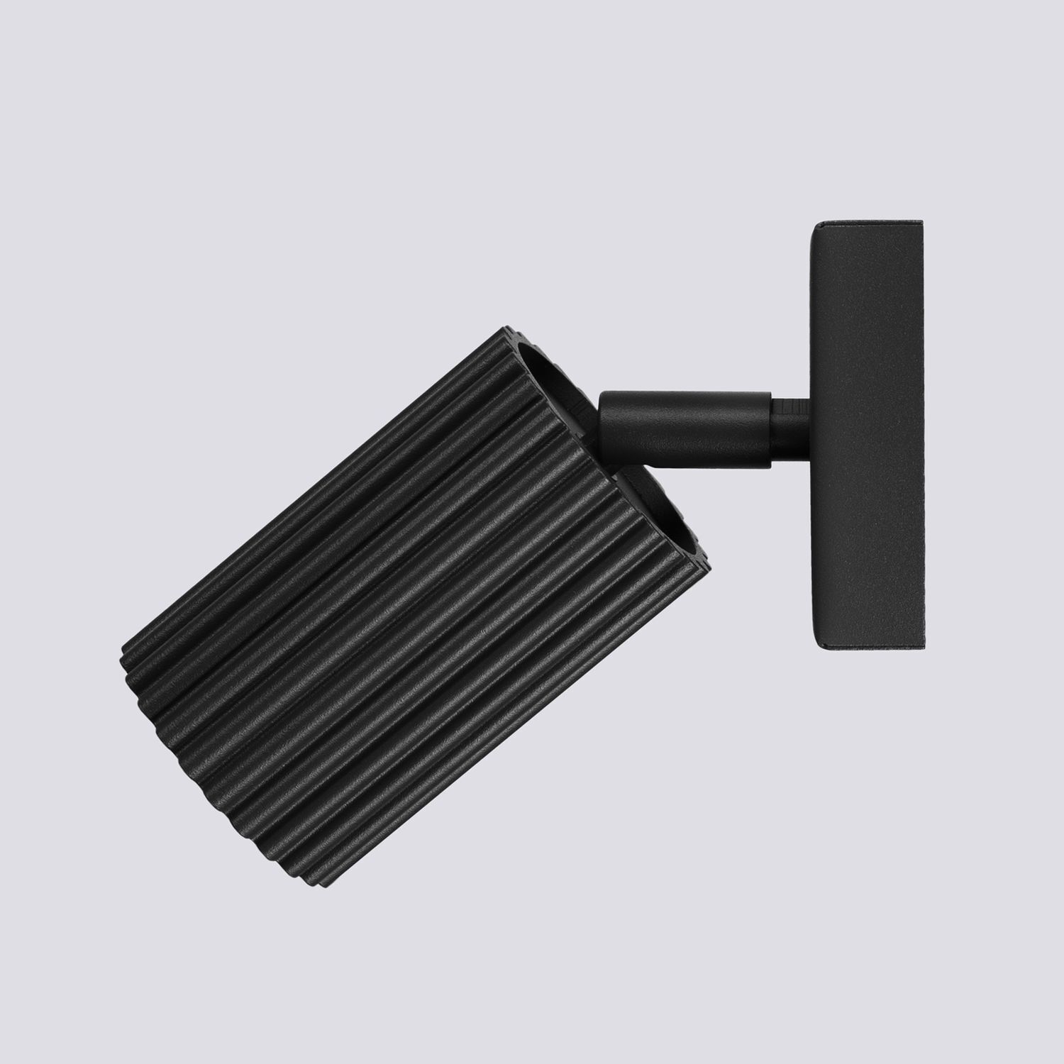 Wandleuchte Schwarz GU10 Modern B: 8 cm klein schwenkbar