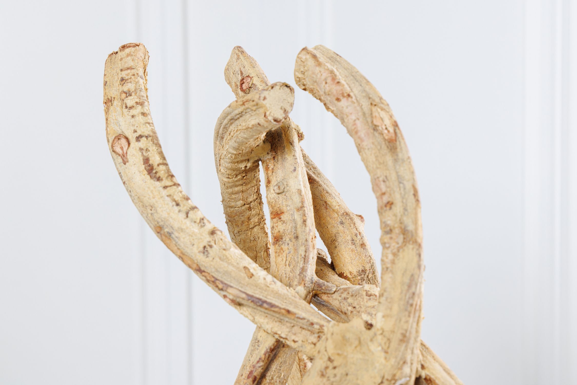 Stehlampe Holz Schwarz Natur 151 cm LED GU10 inklusive Holz, Geweih, Tier, Reptil, Schlange