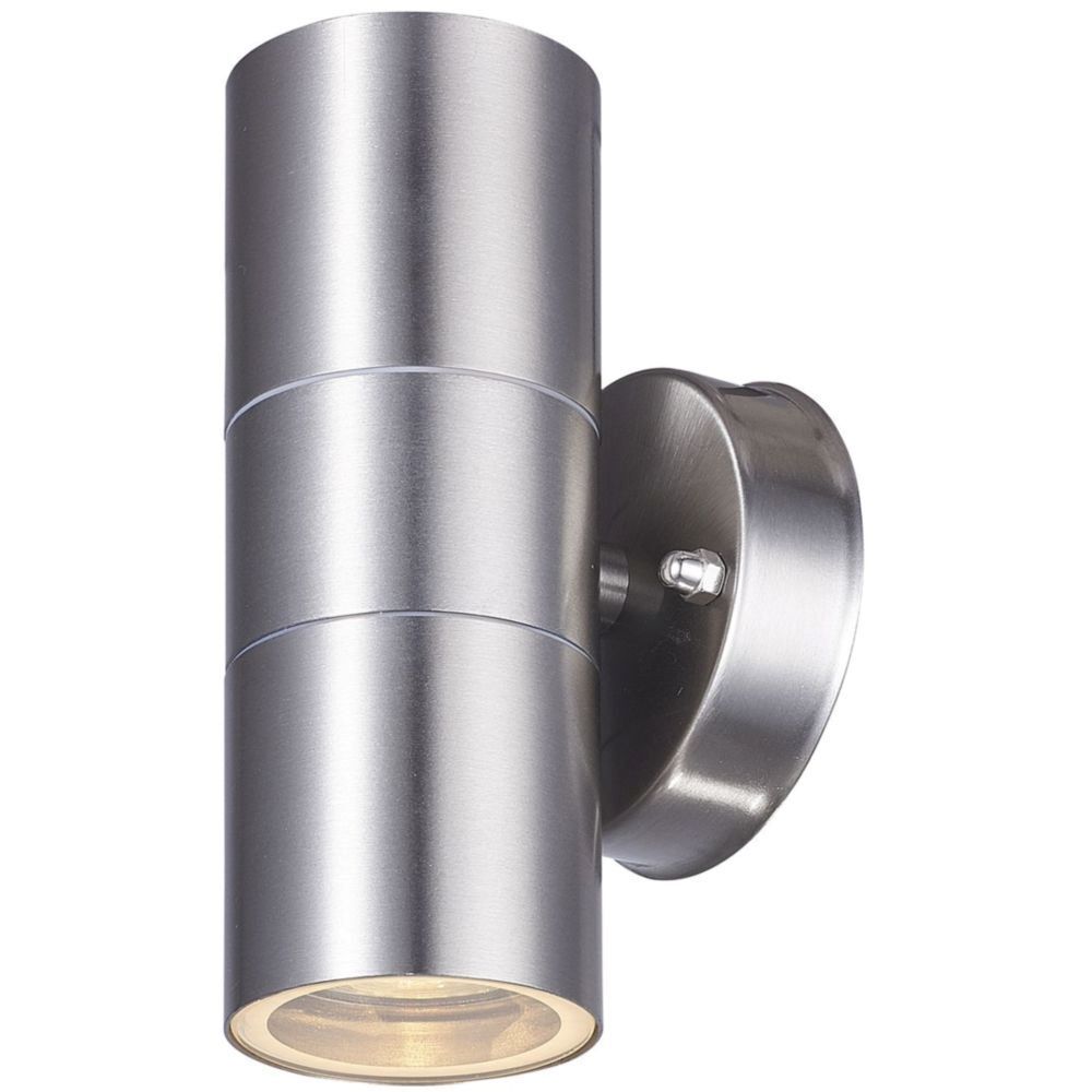 Up Down Wandlampe Outdoor IP44 GU10 H:16,5 cm Edelstahl